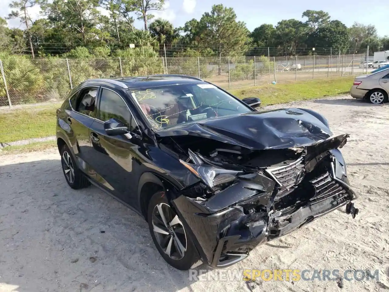 1 Photograph of a damaged car JTJGARBZ0L2166861 LEXUS NX 2020