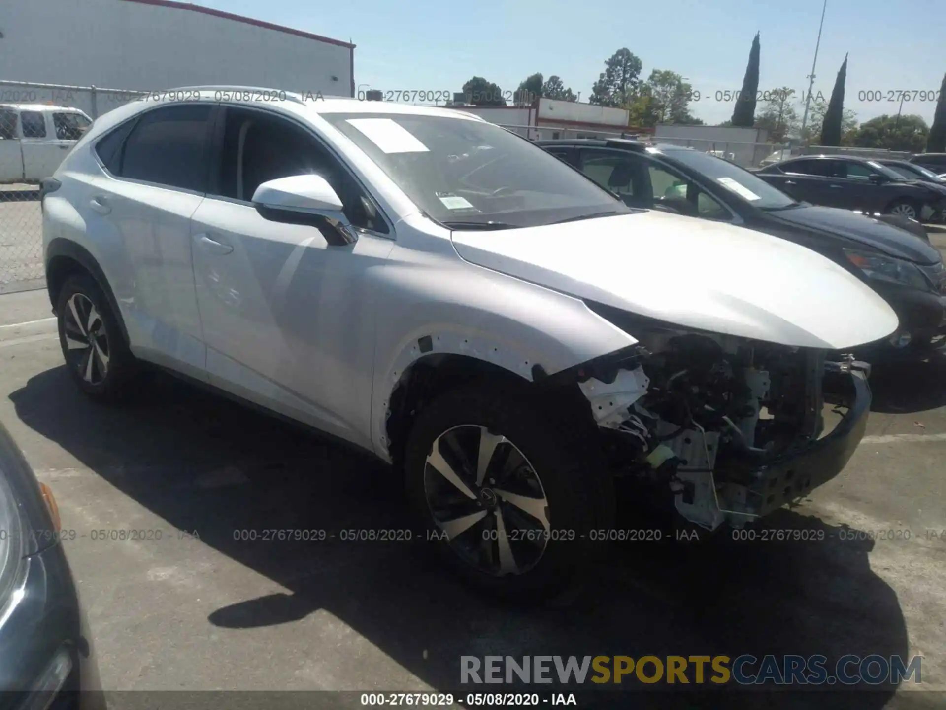 1 Photograph of a damaged car JTJGARBZ0L5004212 LEXUS NX 2020