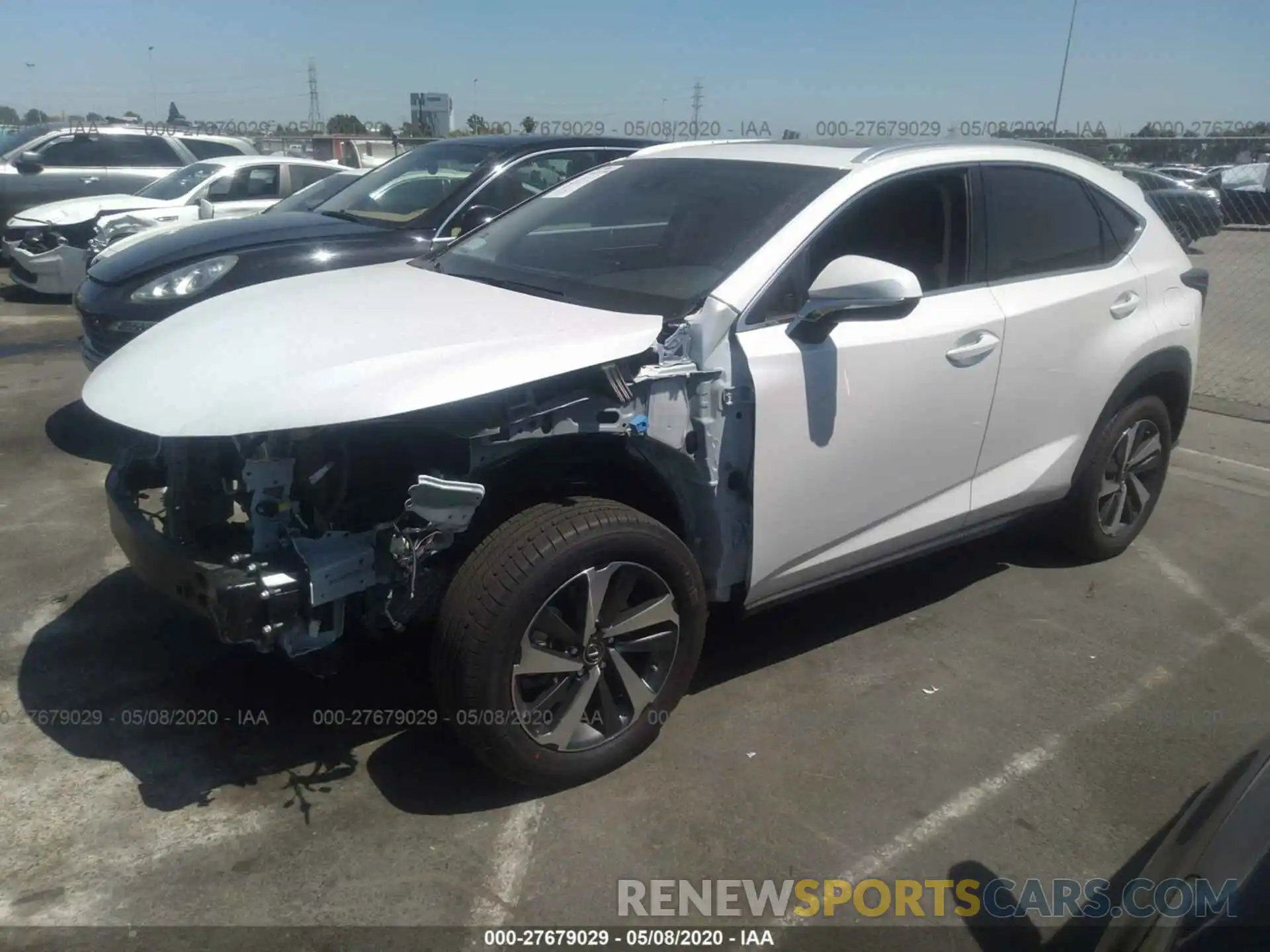 2 Photograph of a damaged car JTJGARBZ0L5004212 LEXUS NX 2020