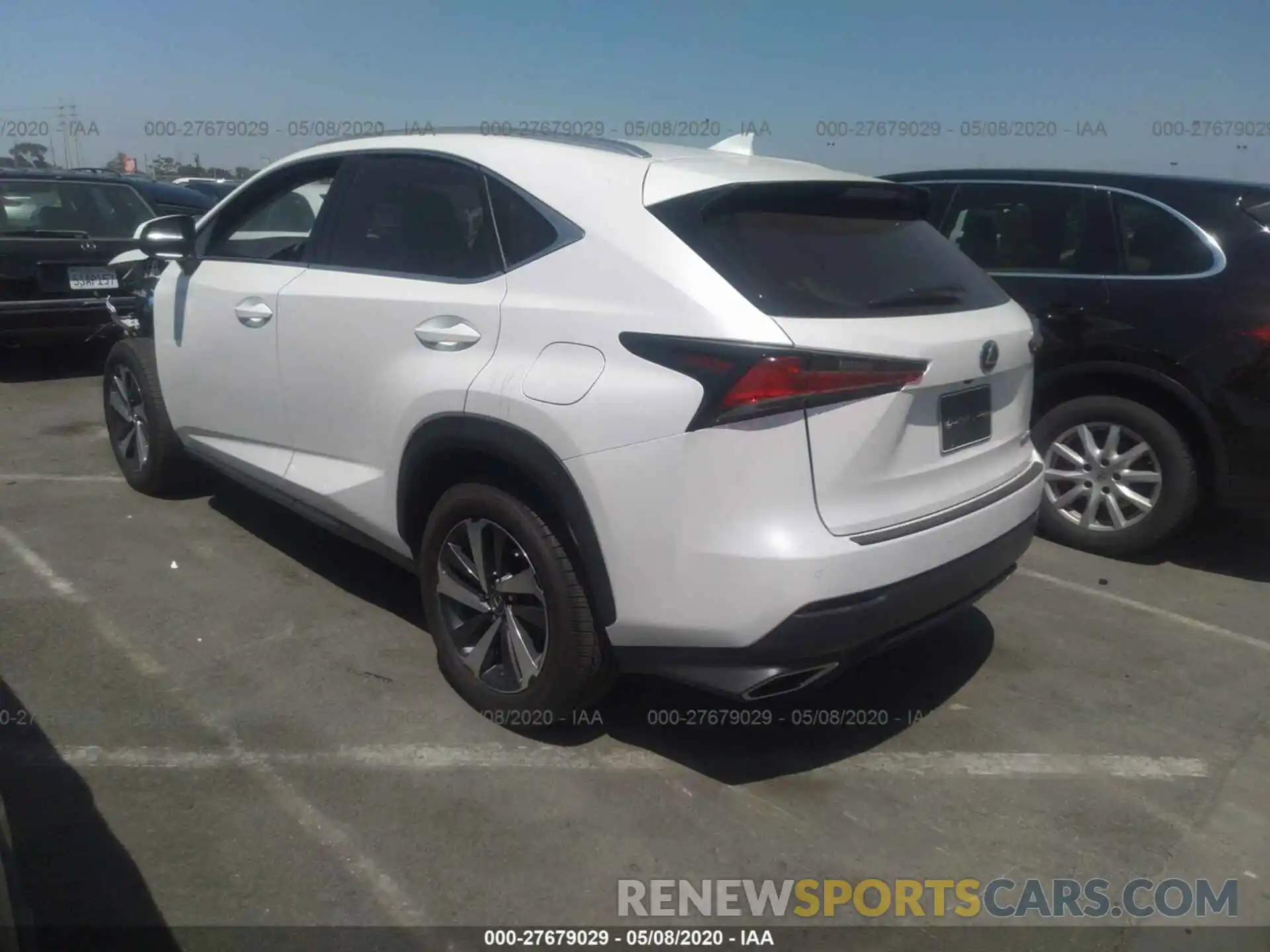 3 Фотография поврежденного автомобиля JTJGARBZ0L5004212 LEXUS NX 2020