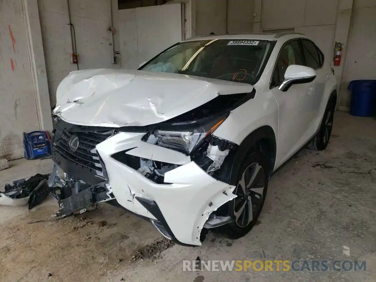 2 Фотография поврежденного автомобиля JTJGARBZ0L5016215 LEXUS NX 2020