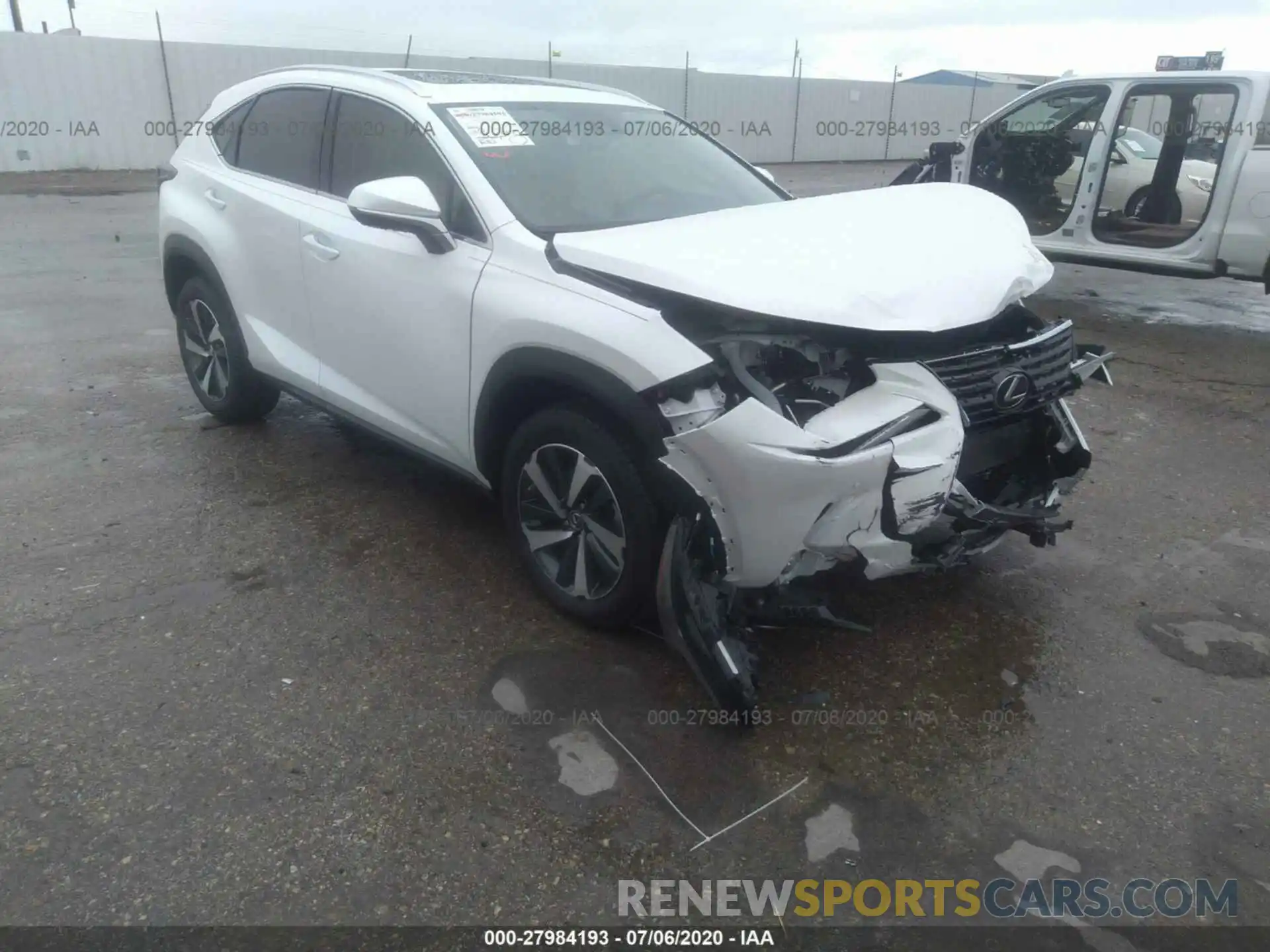 1 Photograph of a damaged car JTJGARBZ0L5017767 LEXUS NX 2020