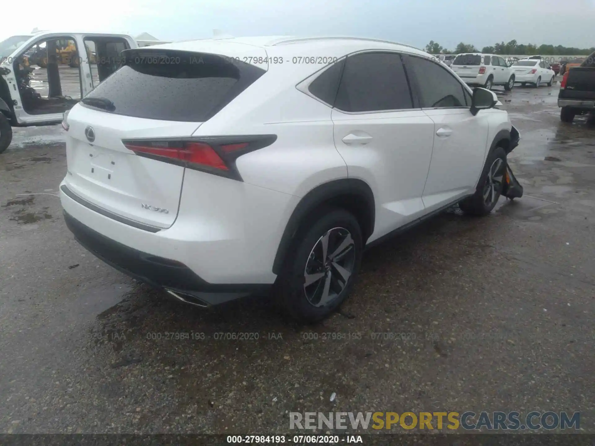 4 Фотография поврежденного автомобиля JTJGARBZ0L5017767 LEXUS NX 2020