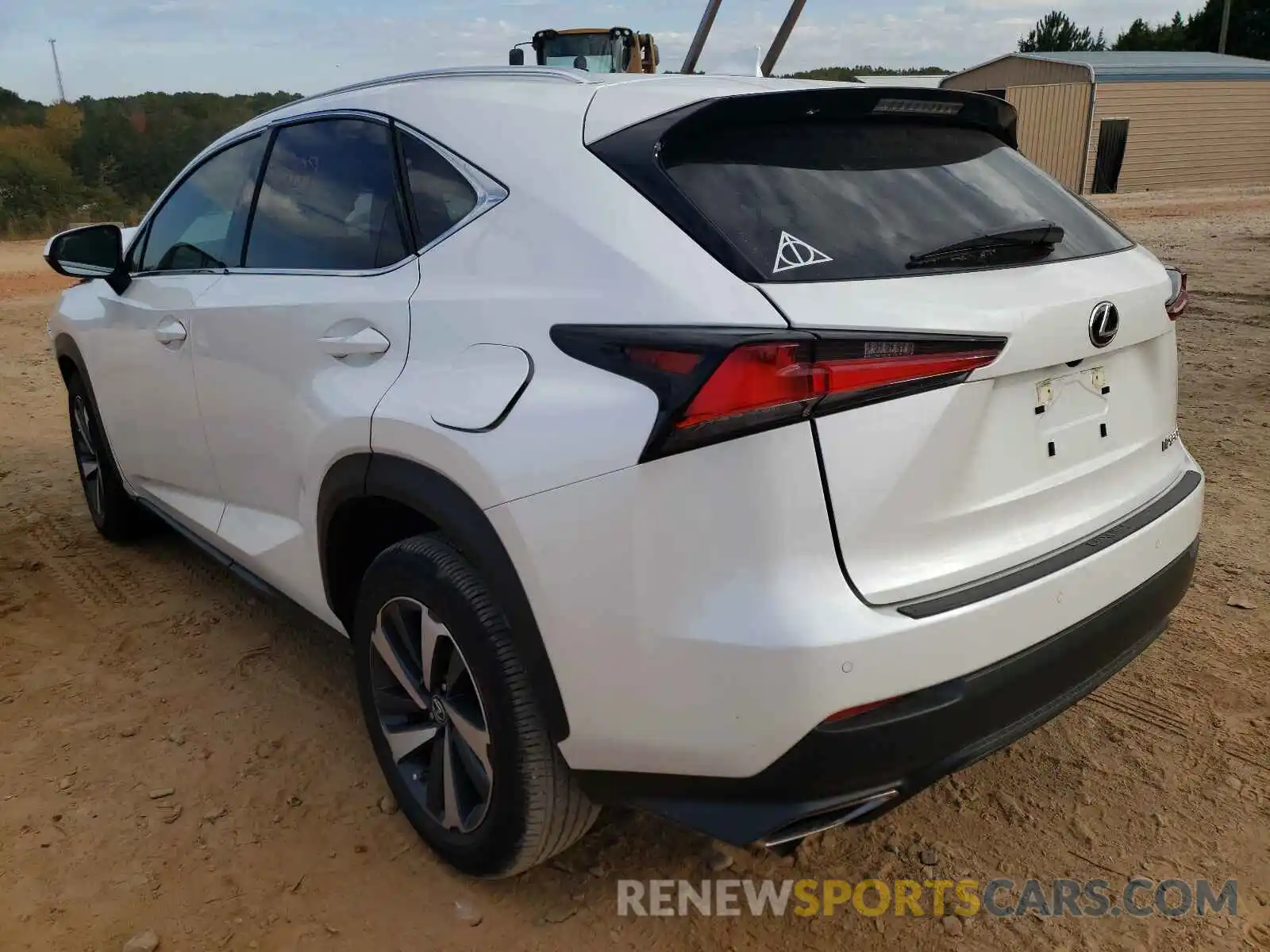 3 Фотография поврежденного автомобиля JTJGARBZ0L5017980 LEXUS NX 2020