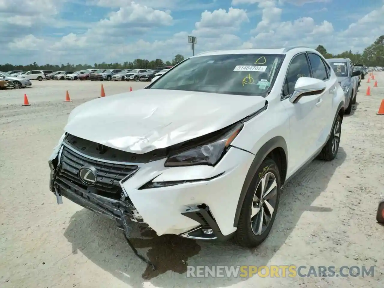 2 Фотография поврежденного автомобиля JTJGARBZ0L5018322 LEXUS NX 2020