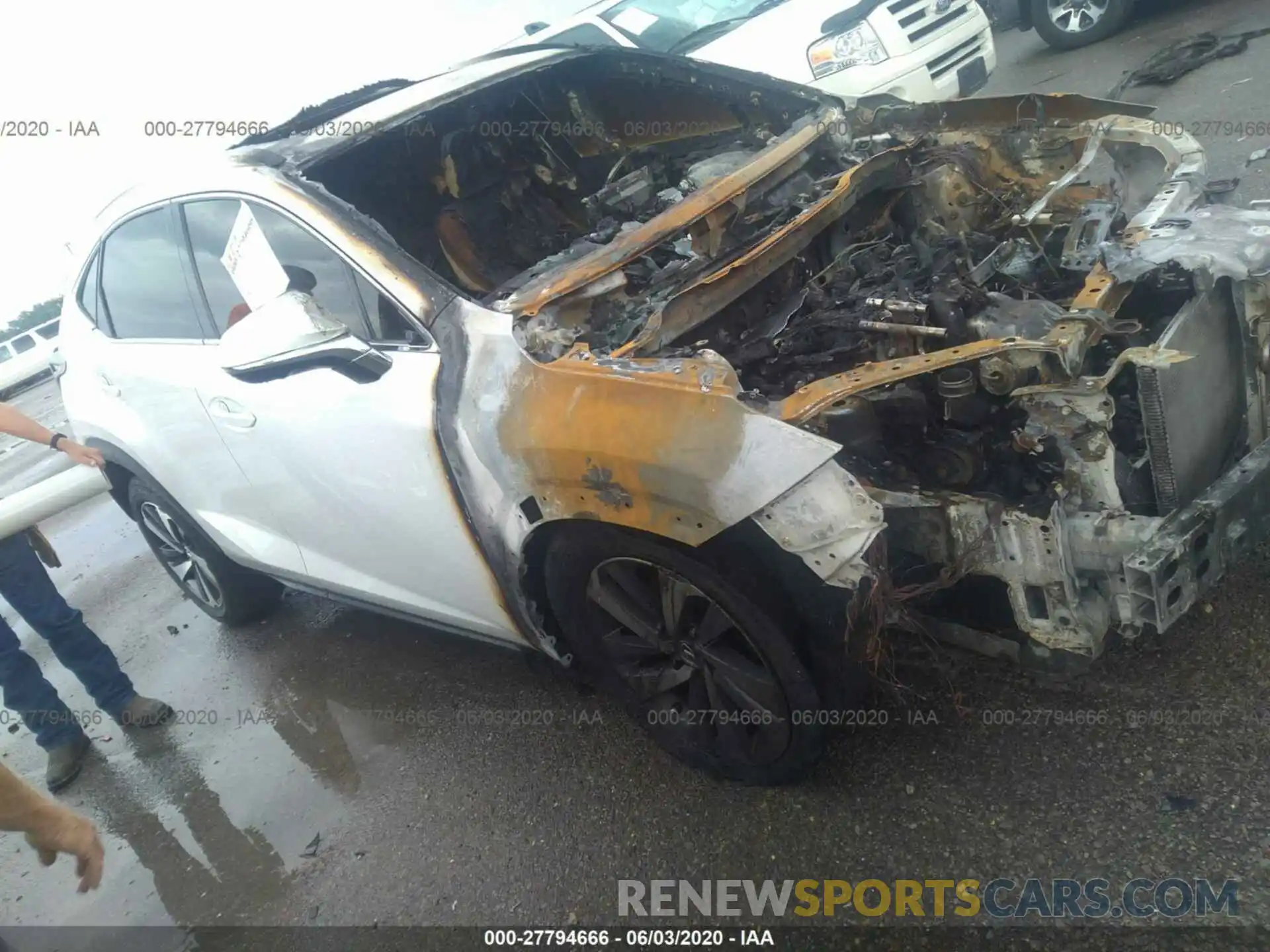 1 Photograph of a damaged car JTJGARBZ1L2158347 LEXUS NX 2020