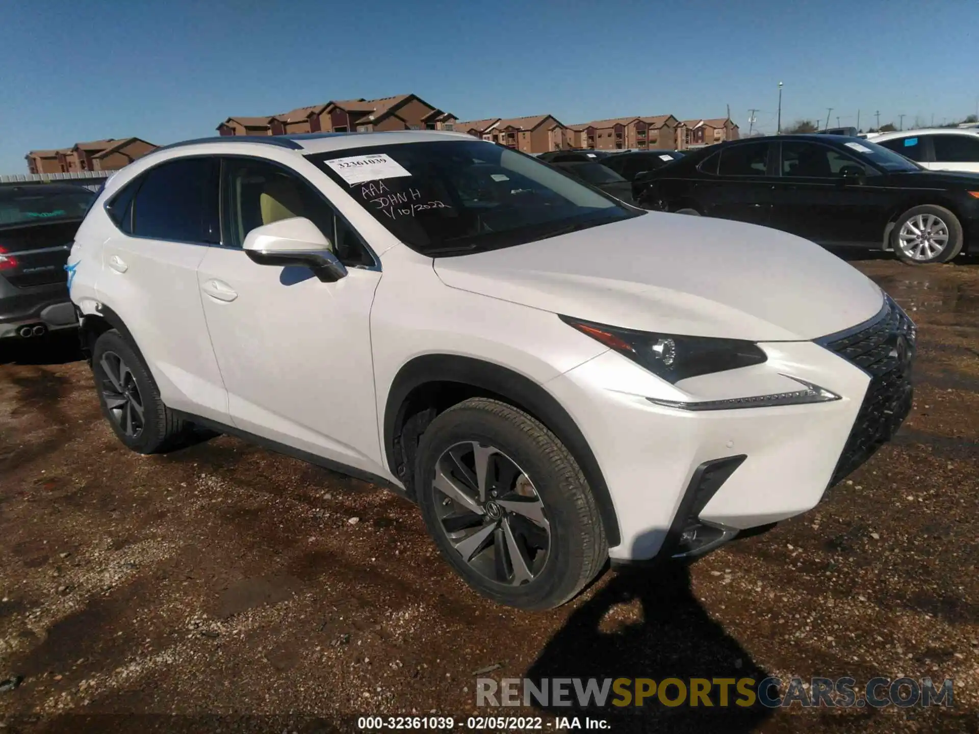 1 Photograph of a damaged car JTJGARBZ1L2176248 LEXUS NX 2020