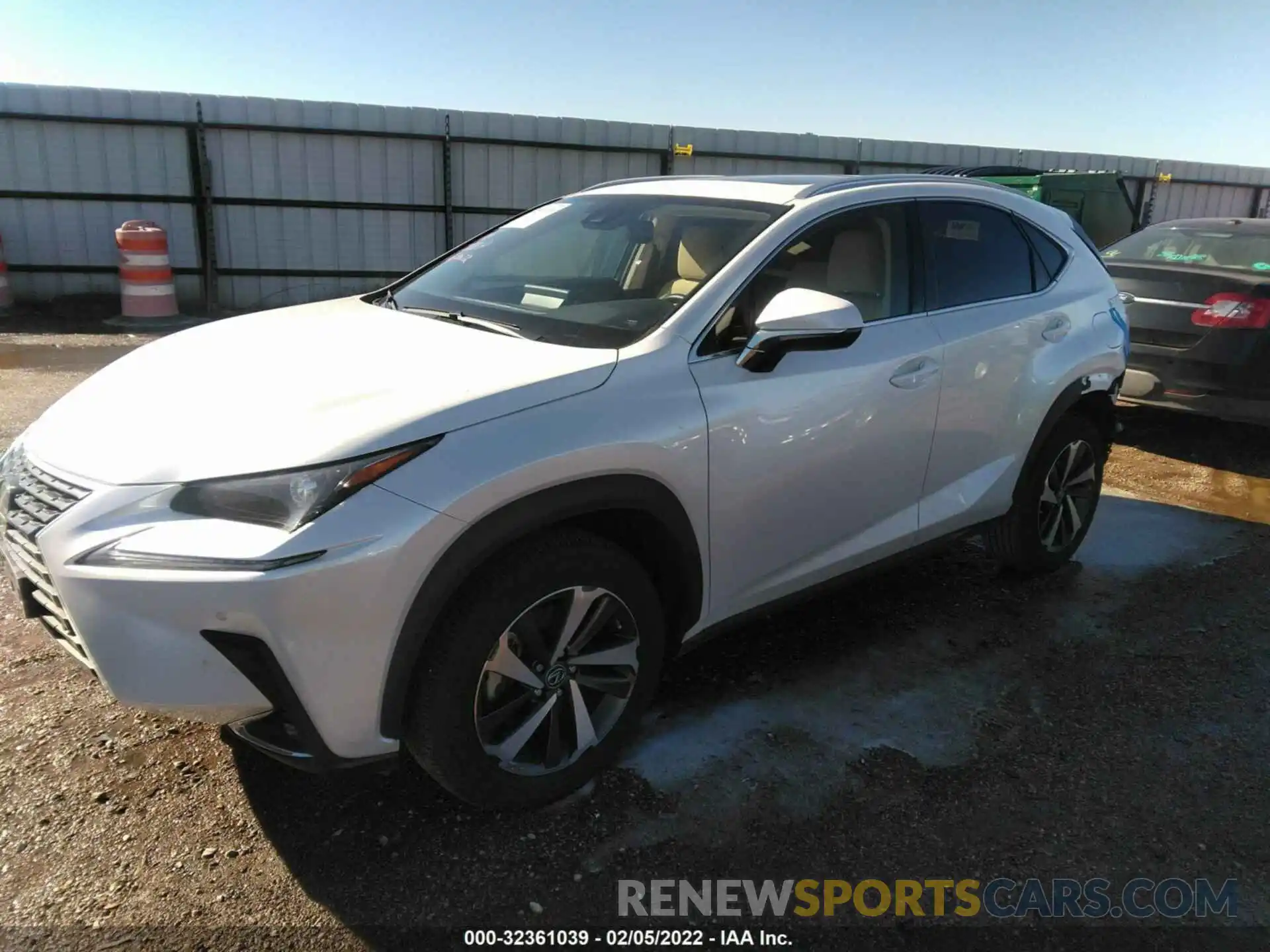 2 Фотография поврежденного автомобиля JTJGARBZ1L2176248 LEXUS NX 2020