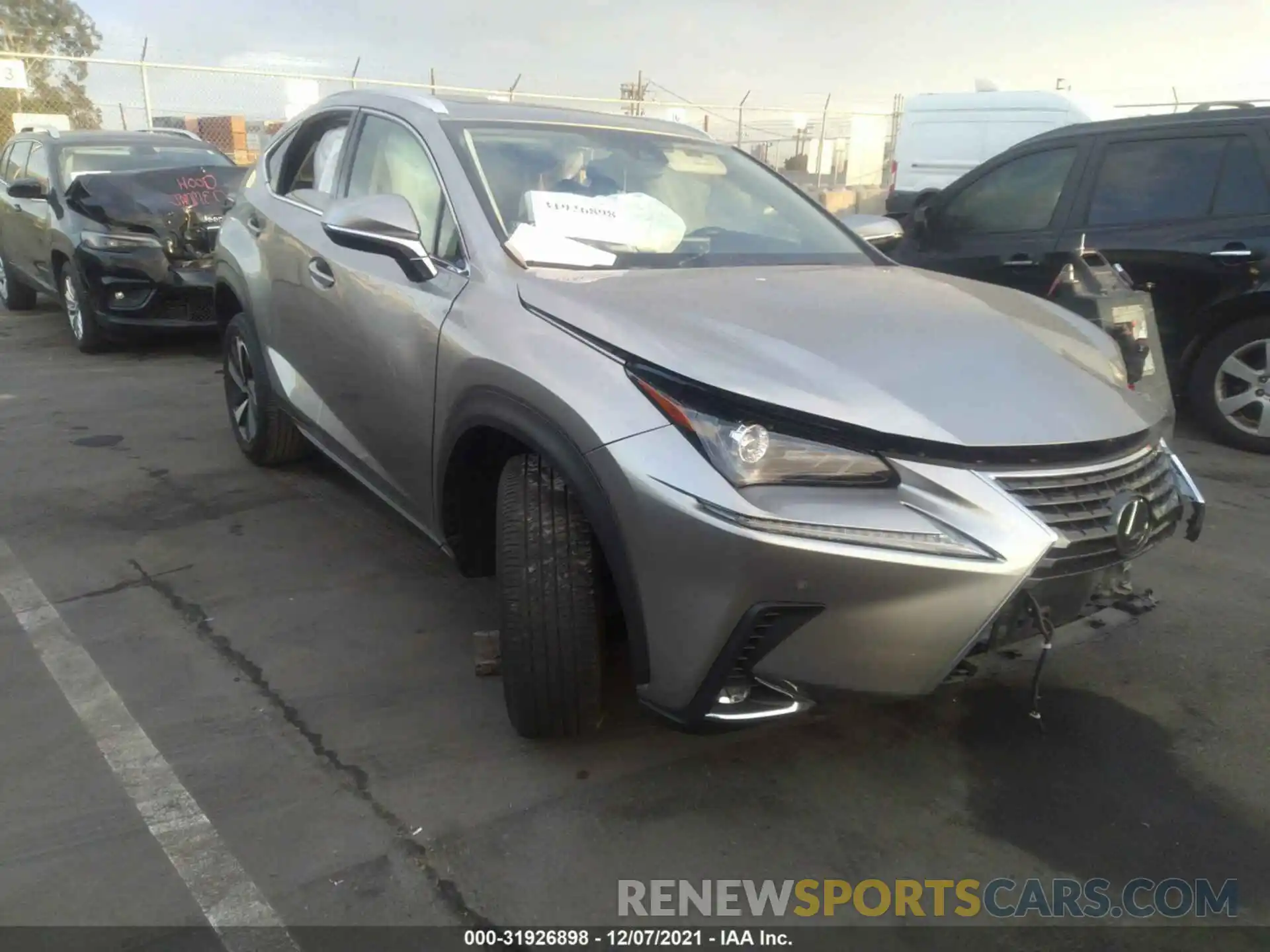 1 Photograph of a damaged car JTJGARBZ1L5004395 LEXUS NX 2020