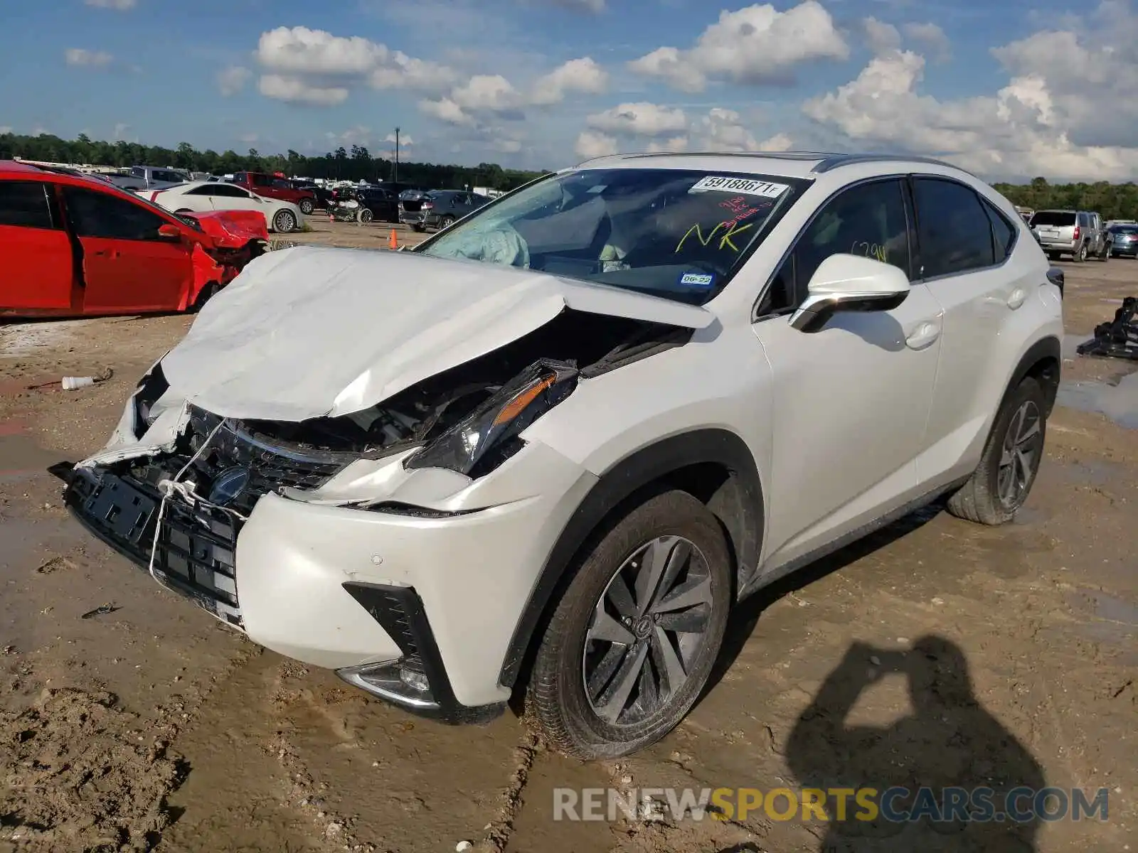 2 Photograph of a damaged car JTJGARBZ1L5013453 LEXUS NX 2020