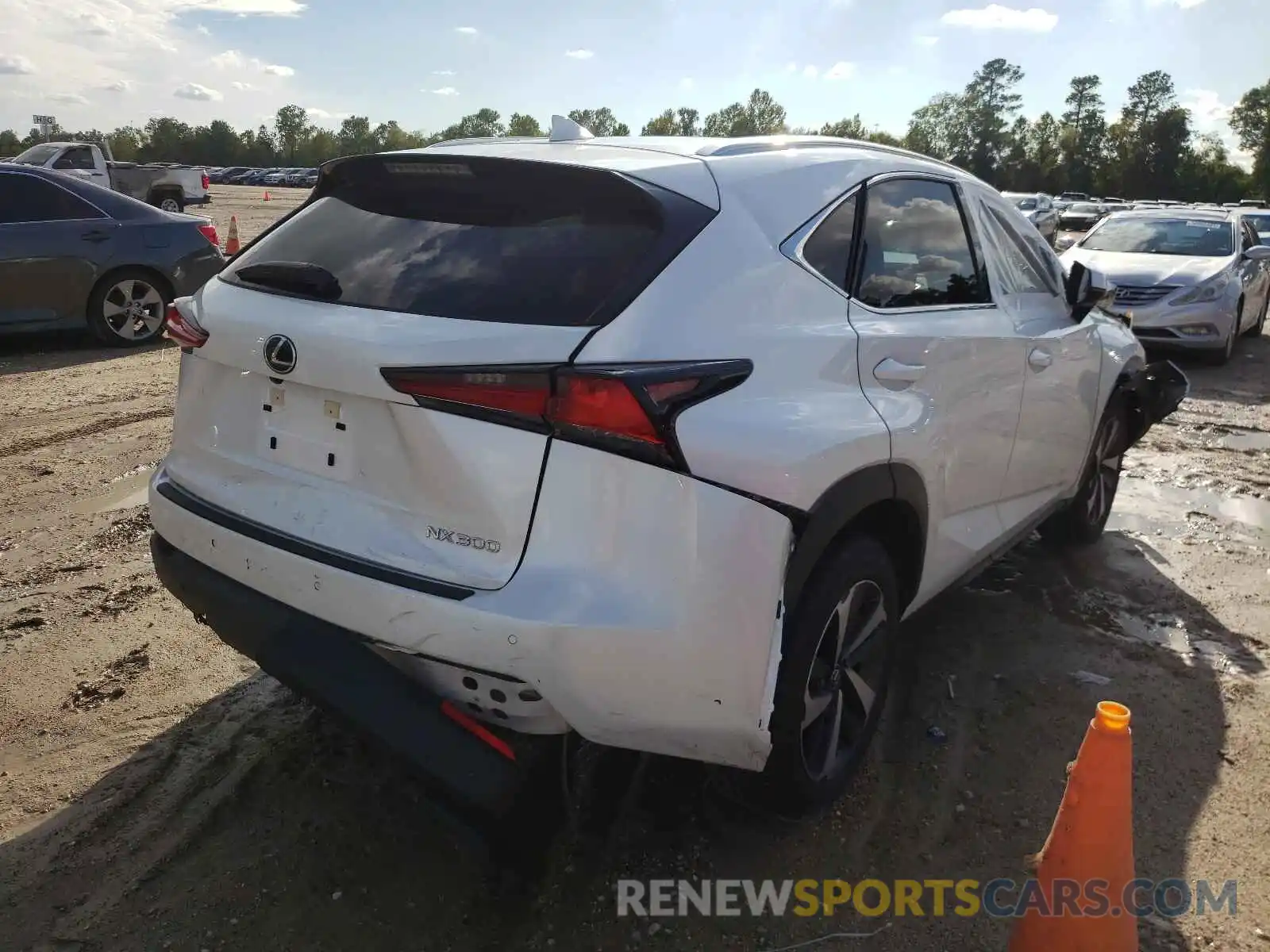 4 Photograph of a damaged car JTJGARBZ1L5013453 LEXUS NX 2020