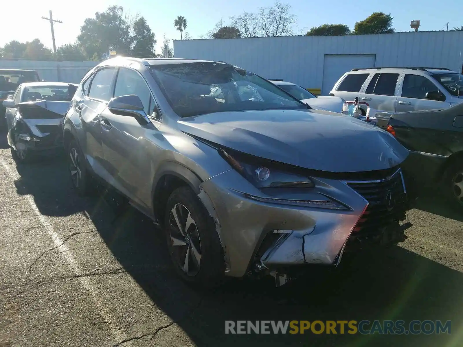 1 Photograph of a damaged car JTJGARBZ2L2166425 LEXUS NX 2020