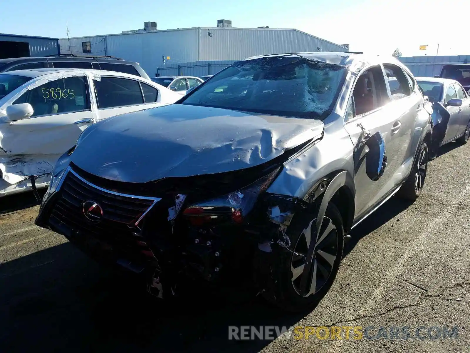 2 Photograph of a damaged car JTJGARBZ2L2166425 LEXUS NX 2020