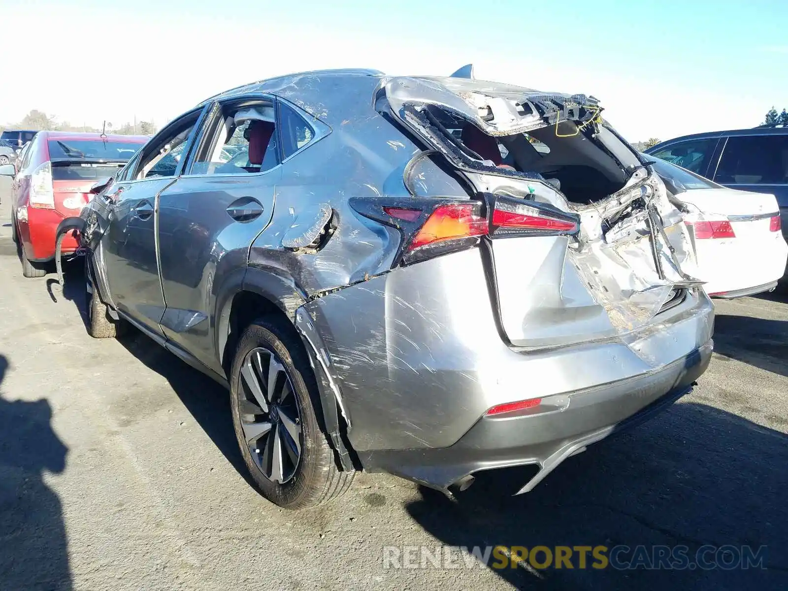 3 Photograph of a damaged car JTJGARBZ2L2166425 LEXUS NX 2020