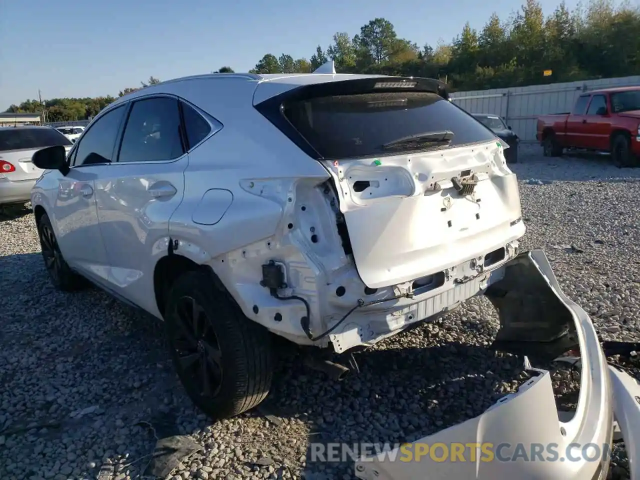 3 Photograph of a damaged car JTJGARBZ2L2168286 LEXUS NX 2020