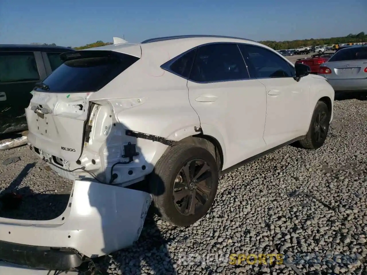 4 Photograph of a damaged car JTJGARBZ2L2168286 LEXUS NX 2020