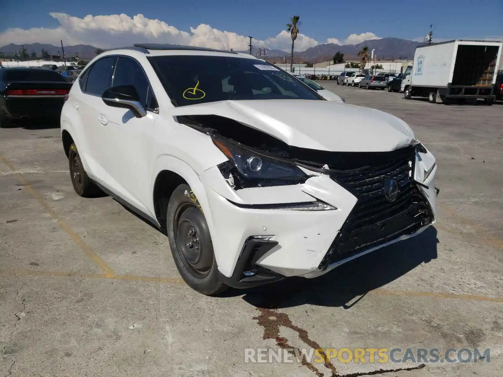 1 Photograph of a damaged car JTJGARBZ2L2170684 LEXUS NX 2020