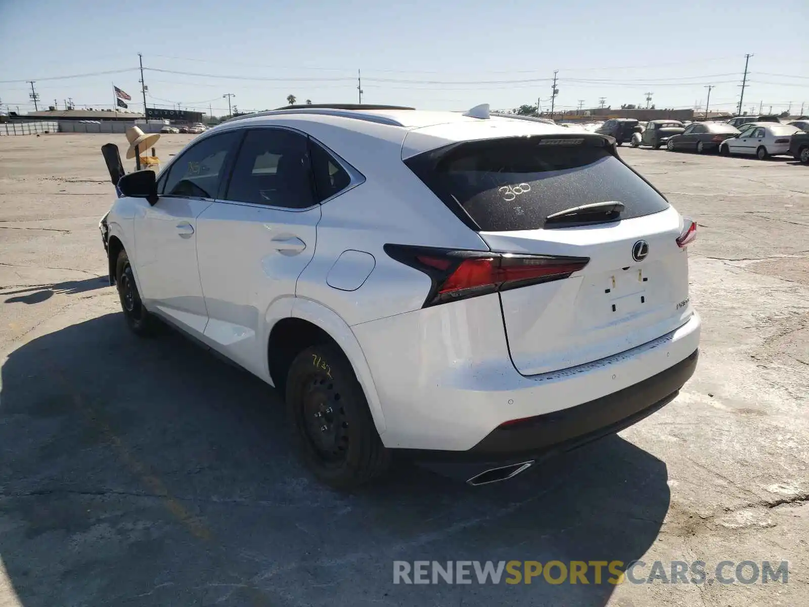 3 Фотография поврежденного автомобиля JTJGARBZ2L2170684 LEXUS NX 2020