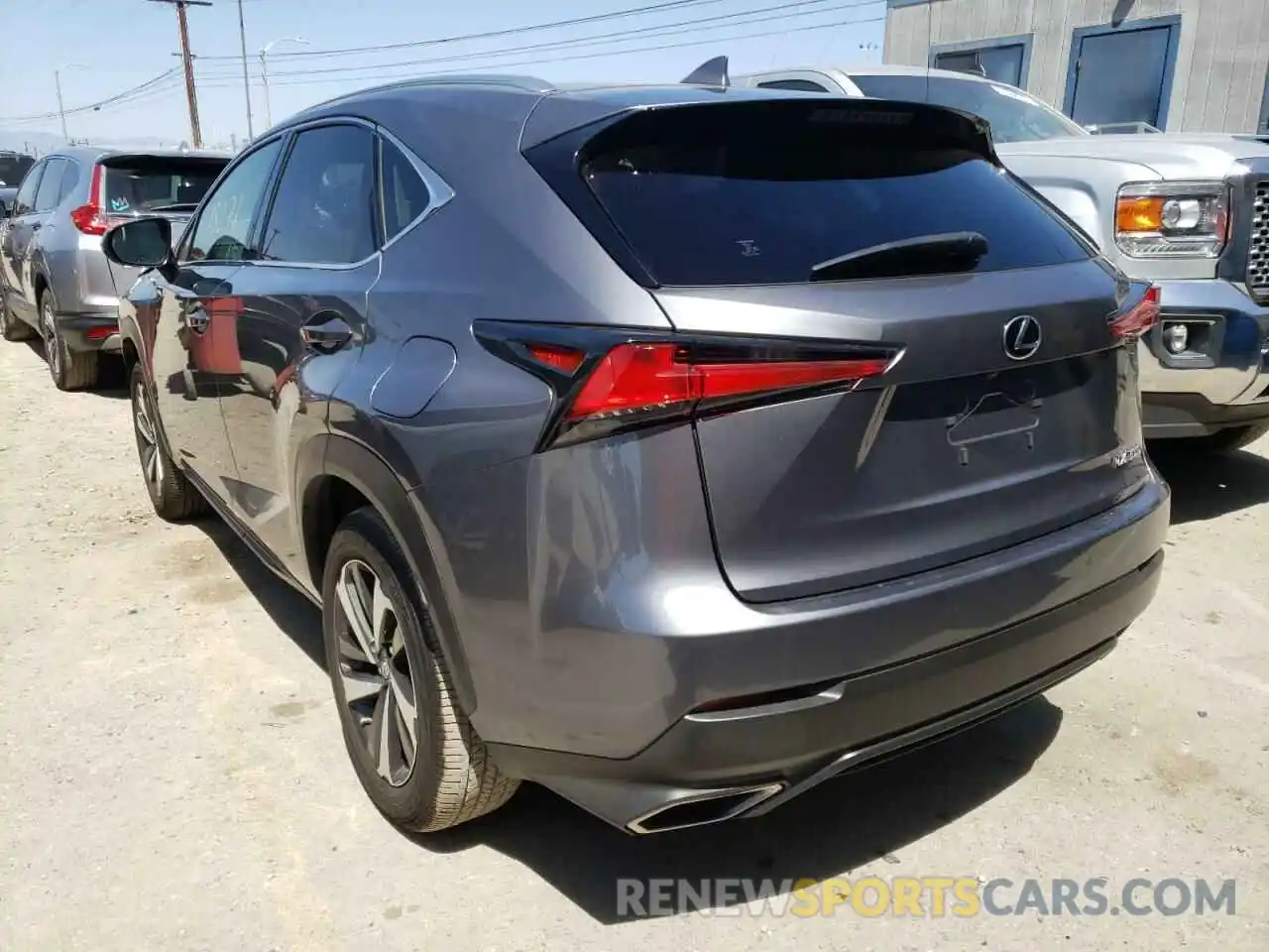 3 Photograph of a damaged car JTJGARBZ2L5013834 LEXUS NX 2020