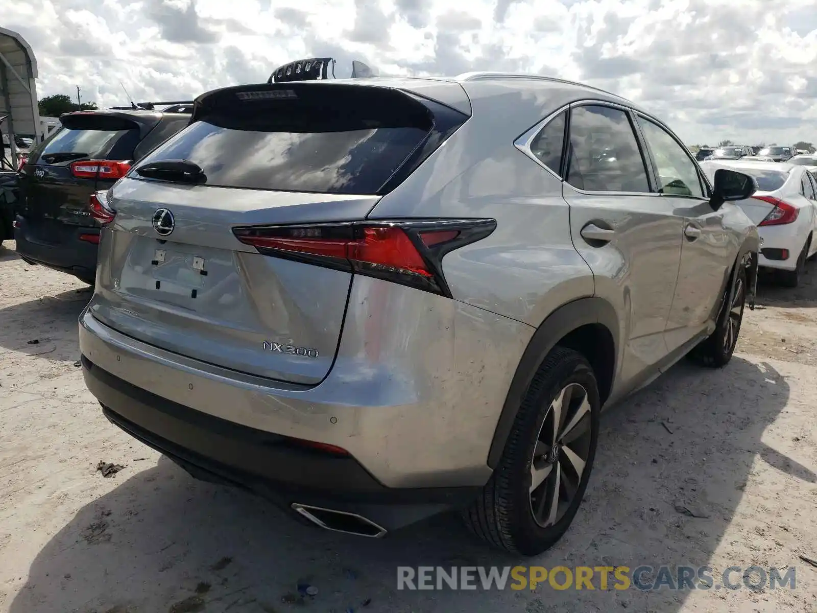 4 Photograph of a damaged car JTJGARBZ2L5014224 LEXUS NX 2020