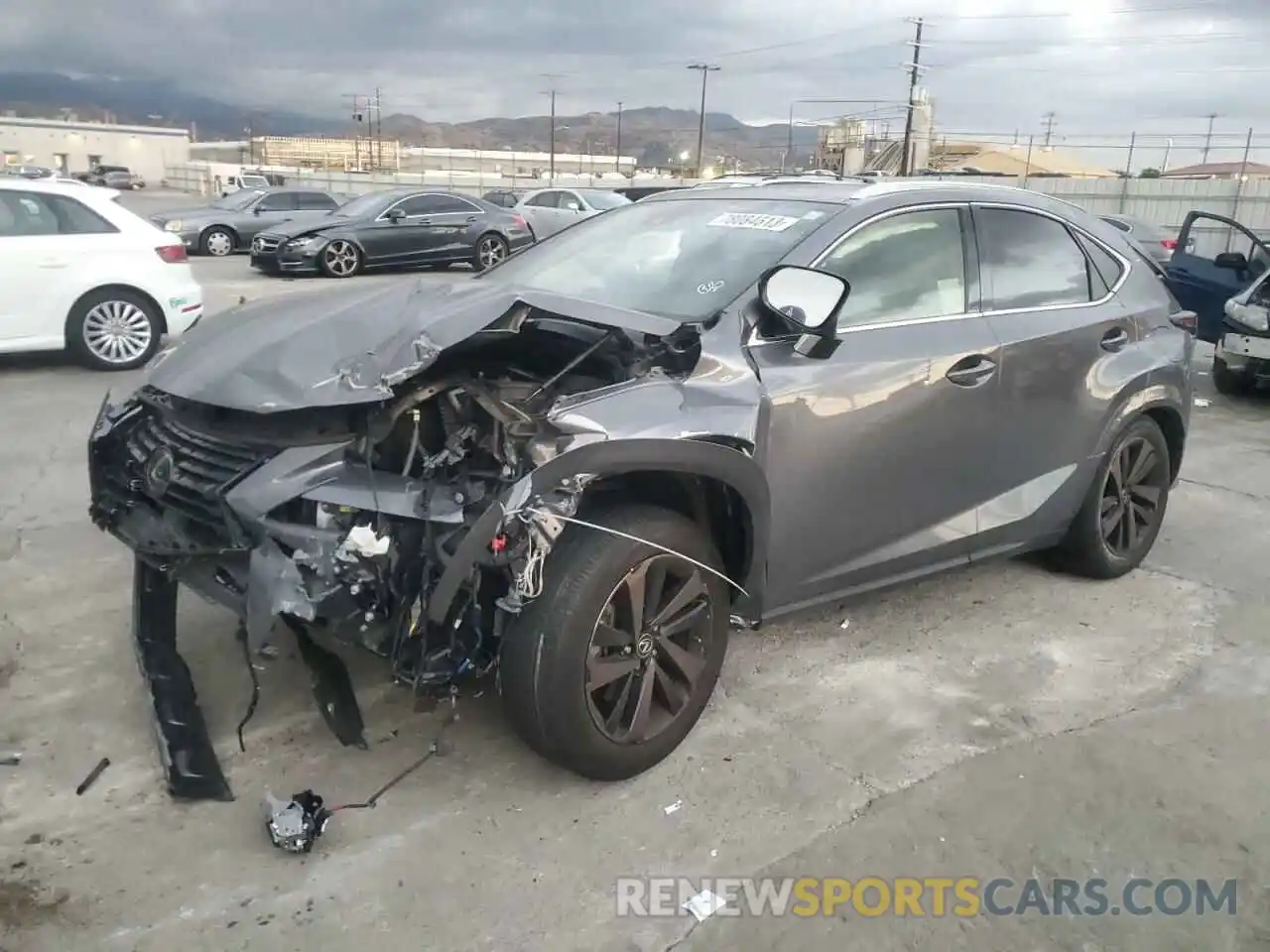 1 Photograph of a damaged car JTJGARBZ3L2171018 LEXUS NX 2020