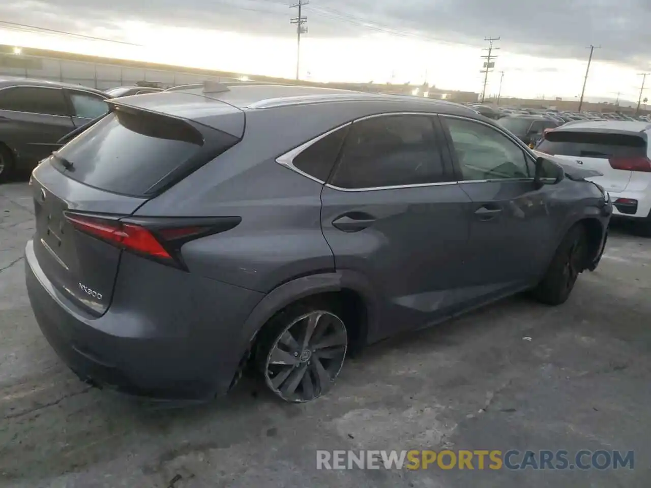 3 Photograph of a damaged car JTJGARBZ3L2171018 LEXUS NX 2020