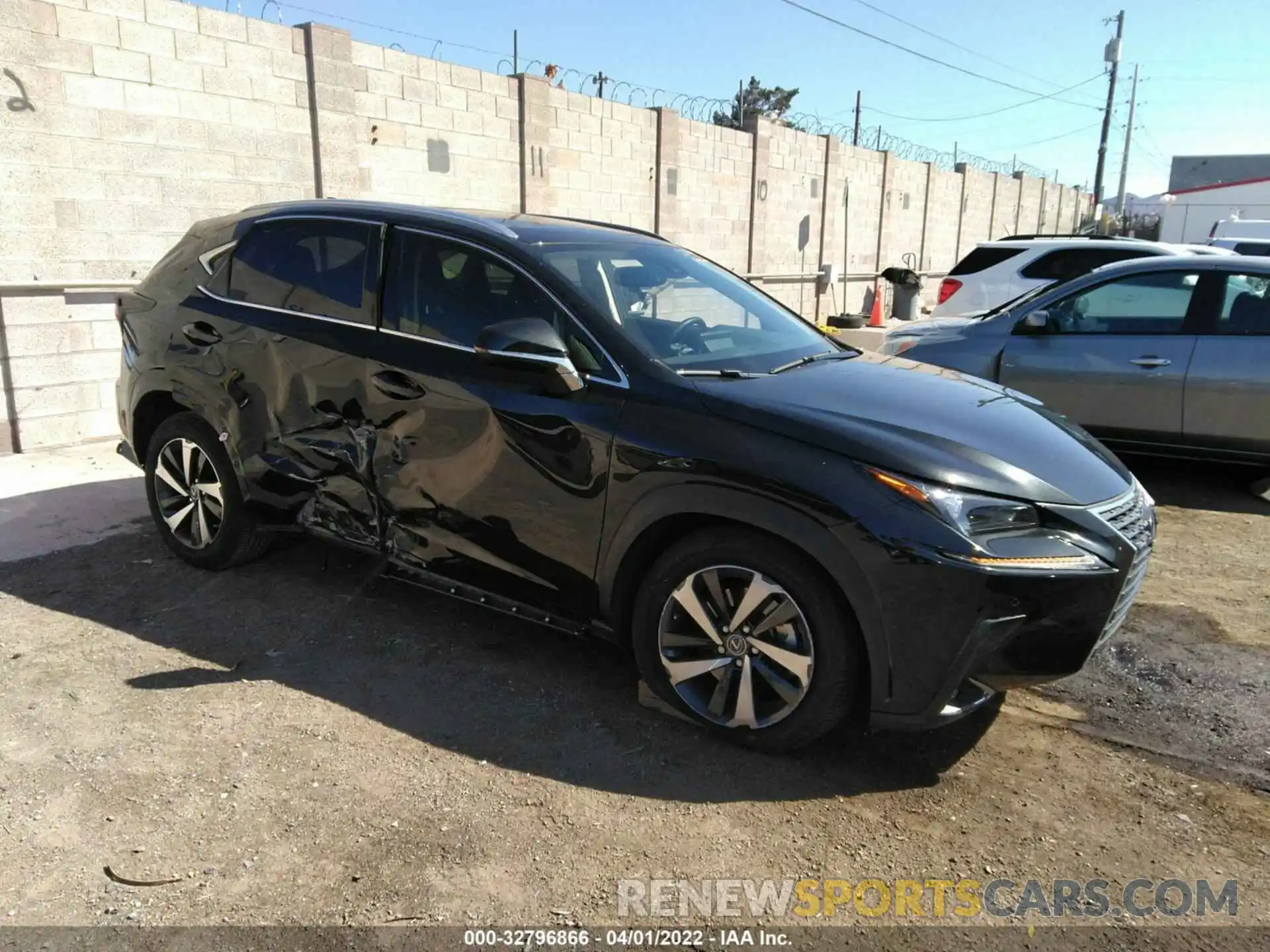 1 Photograph of a damaged car JTJGARBZ3L2177675 LEXUS NX 2020