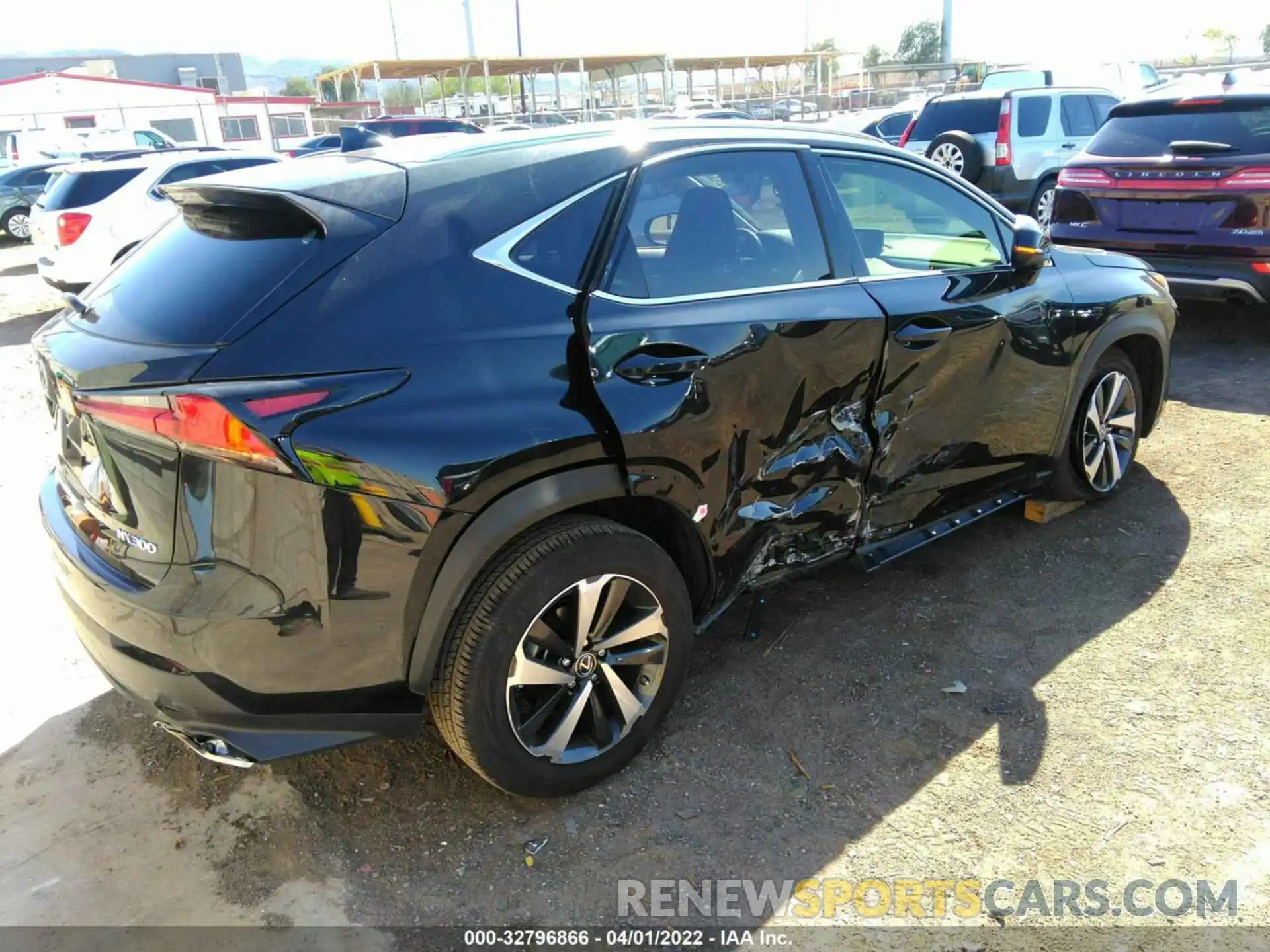 4 Фотография поврежденного автомобиля JTJGARBZ3L2177675 LEXUS NX 2020