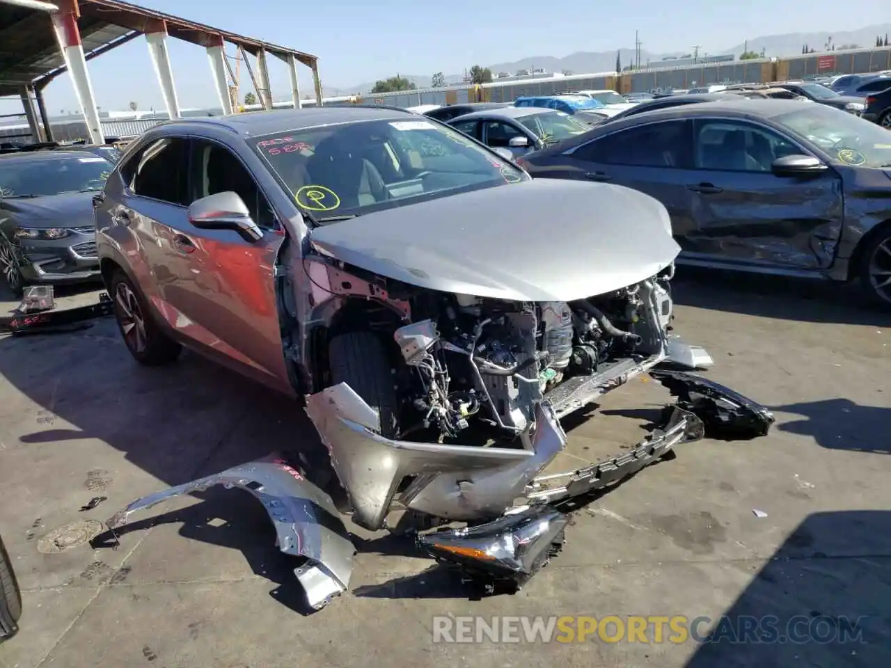 1 Photograph of a damaged car JTJGARBZ3L2177854 LEXUS NX 2020