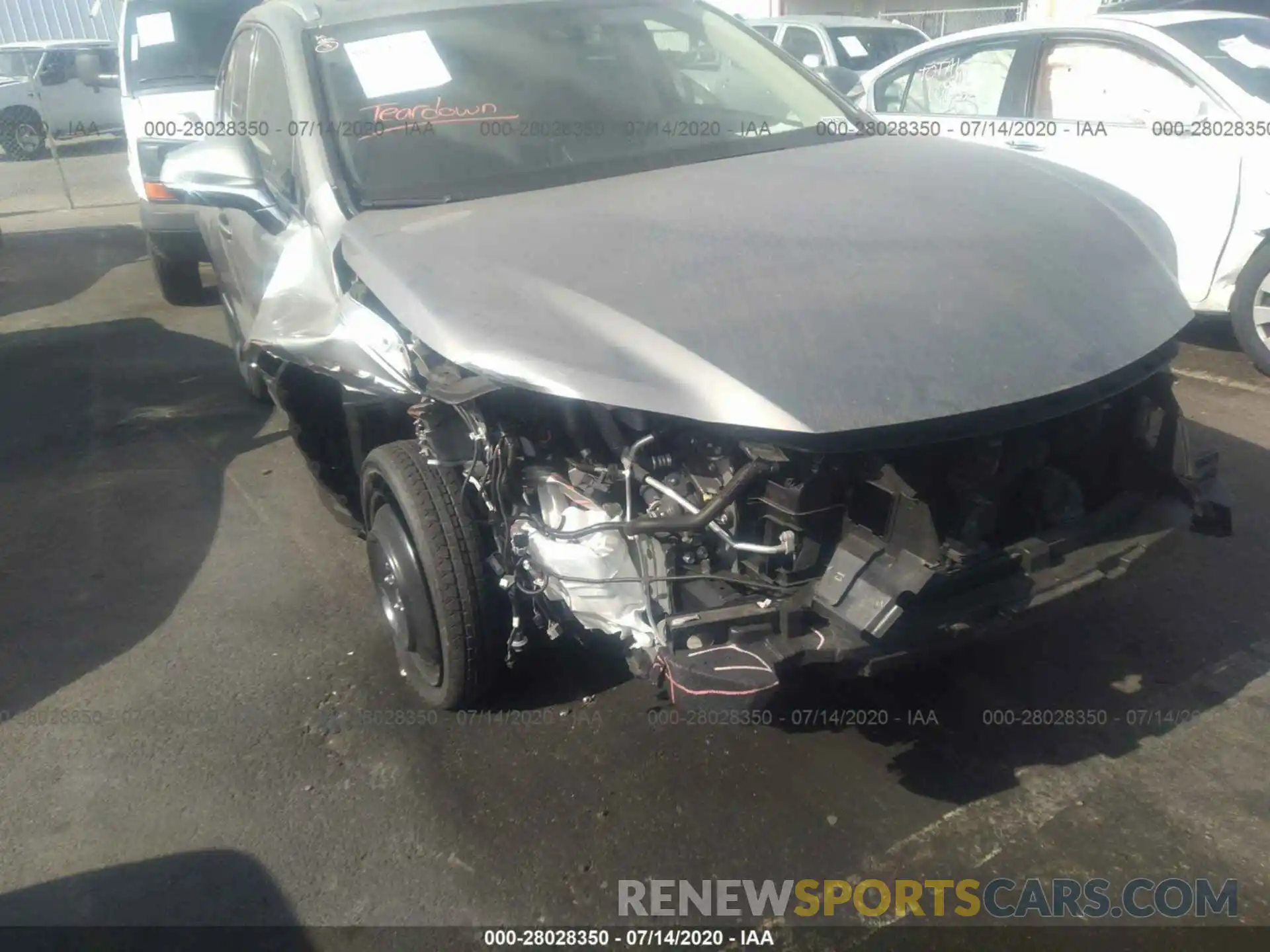 6 Фотография поврежденного автомобиля JTJGARBZ4L2161260 LEXUS NX 2020