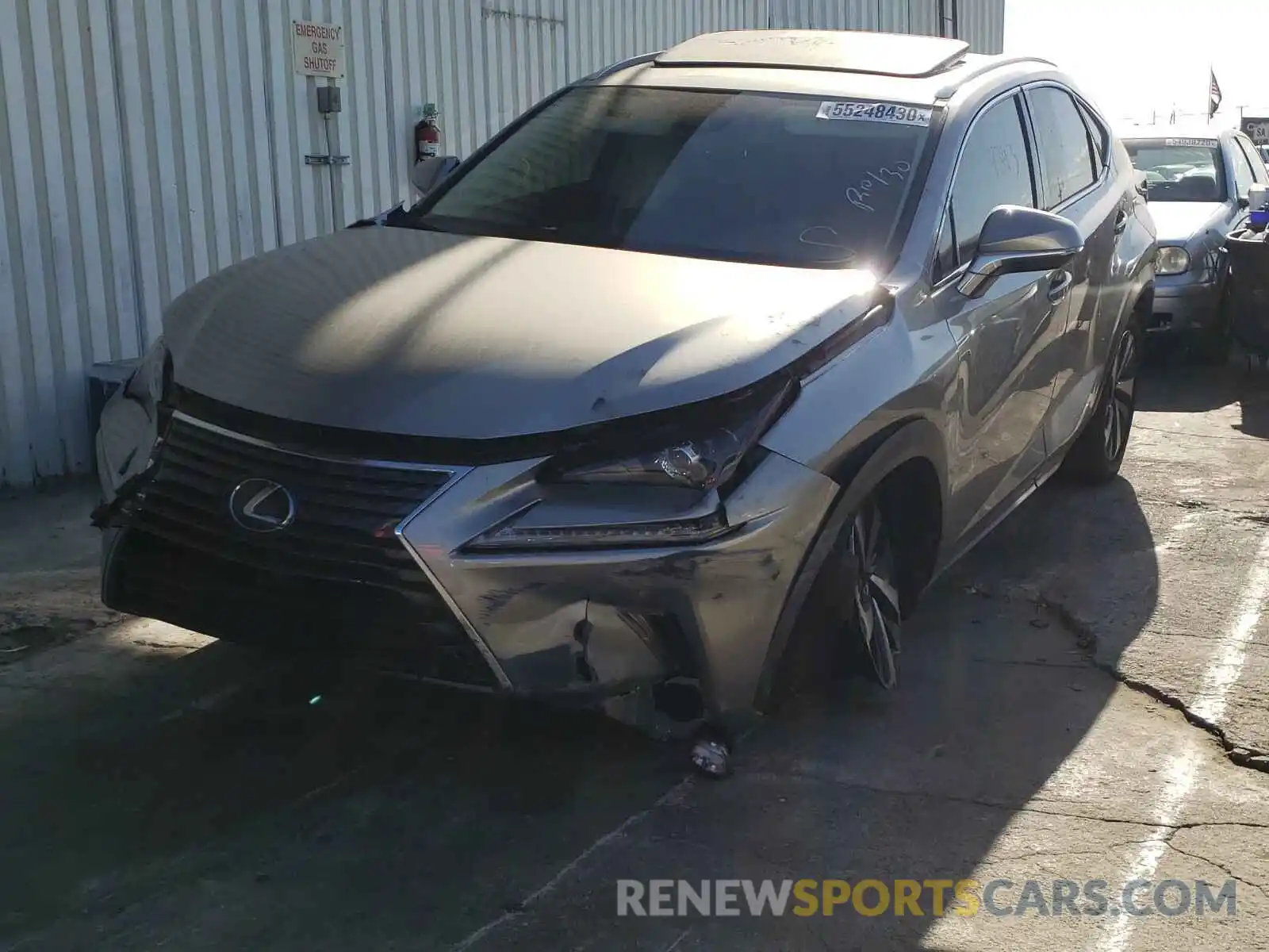 2 Фотография поврежденного автомобиля JTJGARBZ4L2178091 LEXUS NX 2020