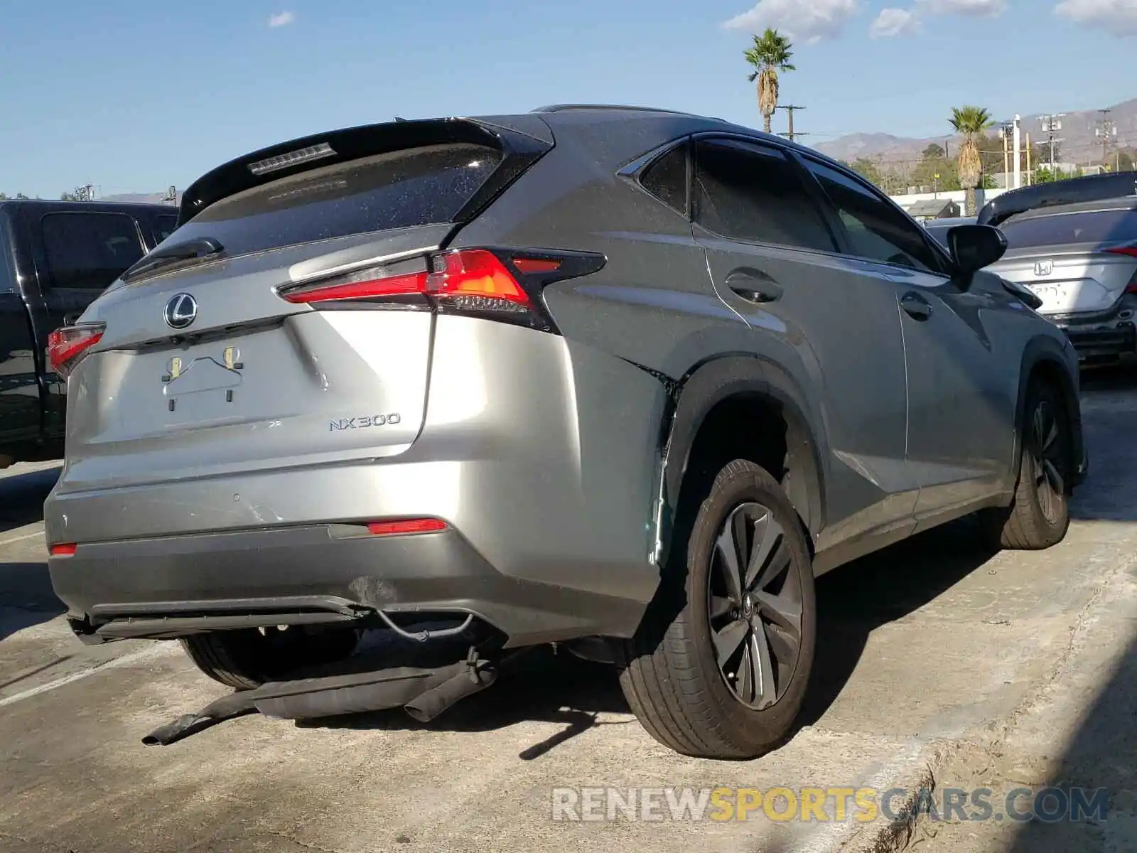 4 Фотография поврежденного автомобиля JTJGARBZ4L2178091 LEXUS NX 2020