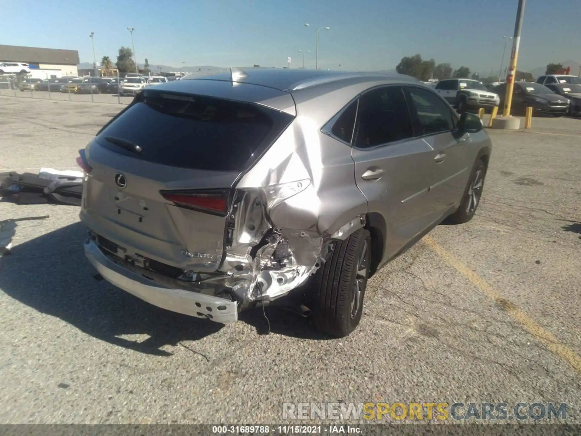 4 Photograph of a damaged car JTJGARBZ4L5014225 LEXUS NX 2020