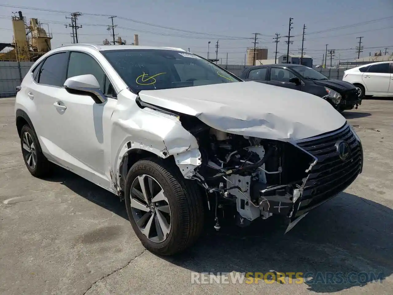 1 Photograph of a damaged car JTJGARBZ4L5016735 LEXUS NX 2020