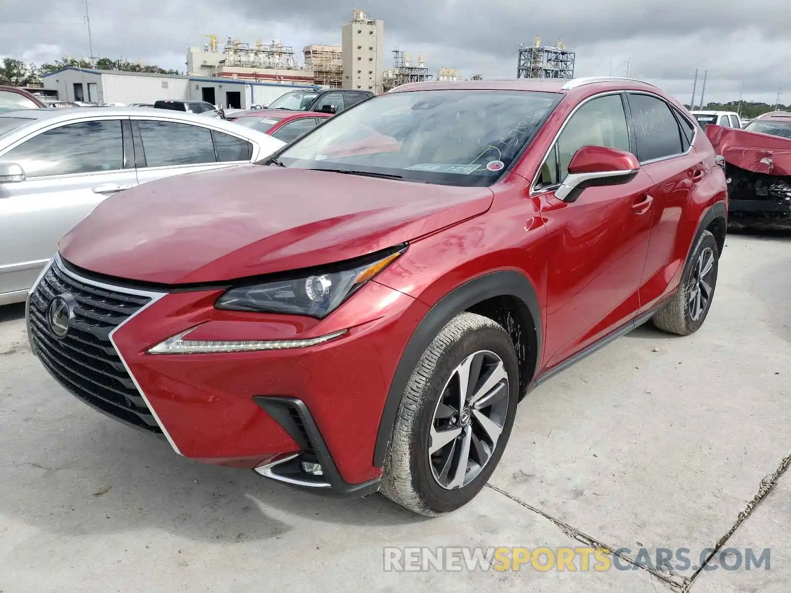 2 Фотография поврежденного автомобиля JTJGARBZ4L5017108 LEXUS NX 2020