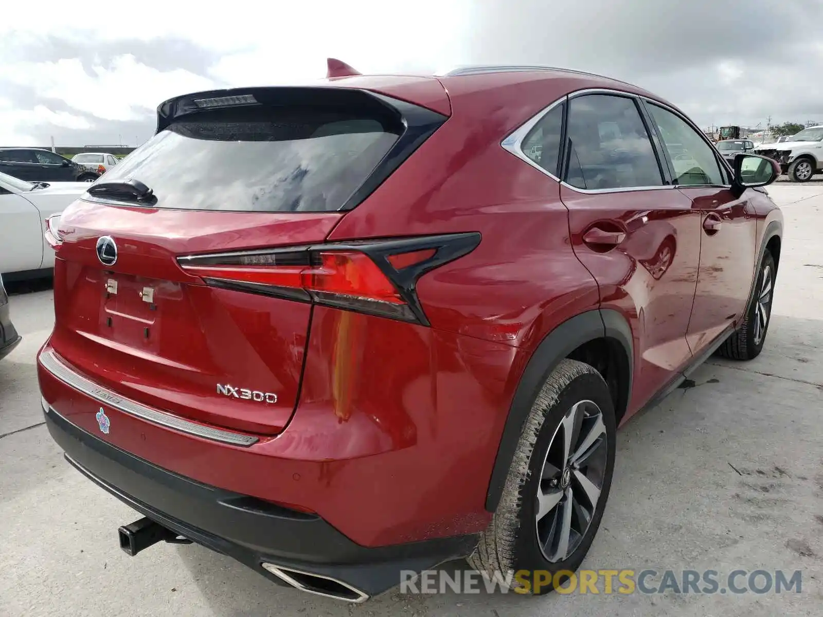 4 Photograph of a damaged car JTJGARBZ4L5017108 LEXUS NX 2020