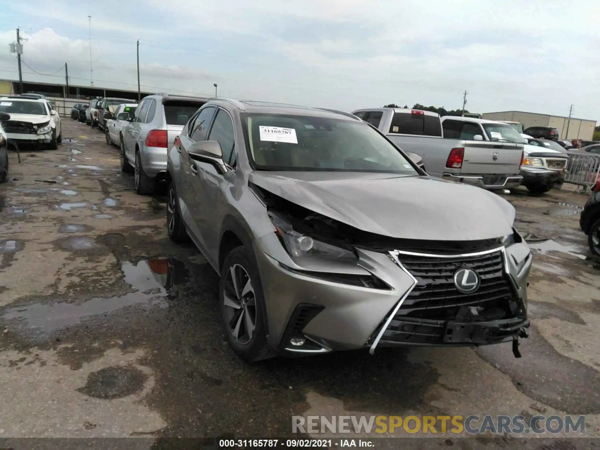 1 Photograph of a damaged car JTJGARBZ5L2166421 LEXUS NX 2020