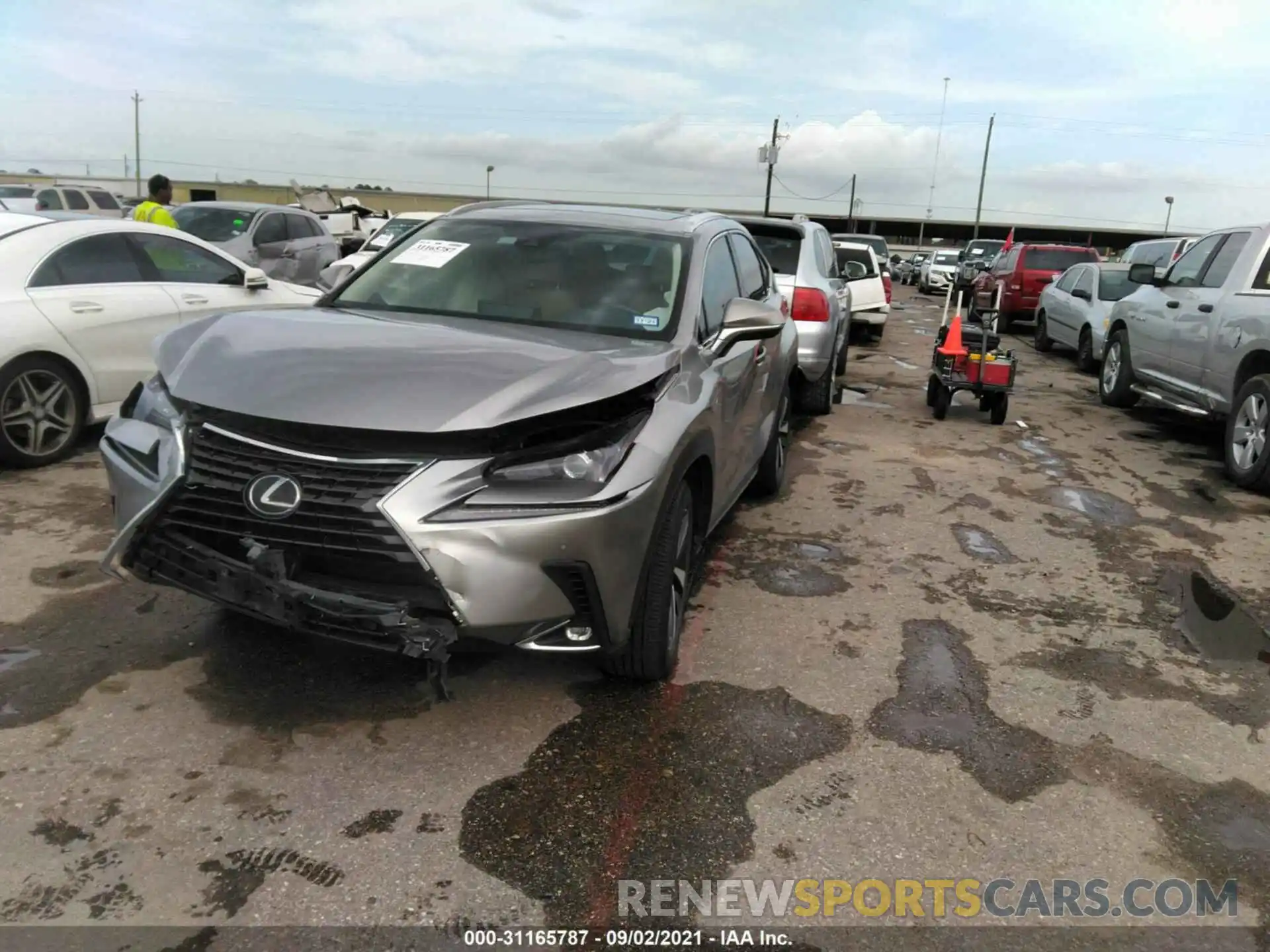 2 Photograph of a damaged car JTJGARBZ5L2166421 LEXUS NX 2020