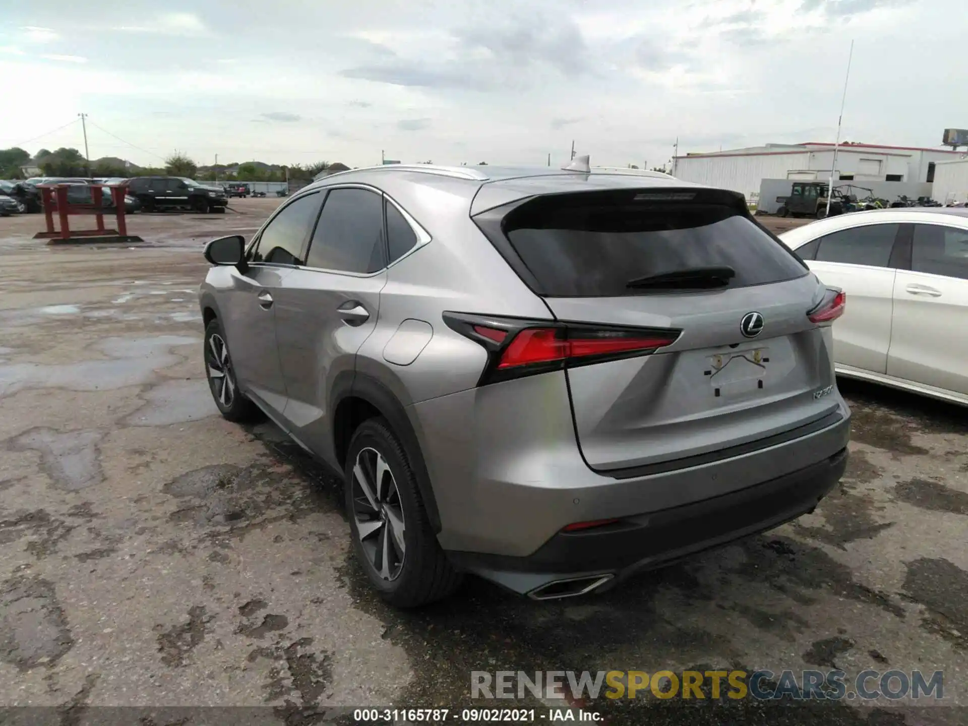 3 Фотография поврежденного автомобиля JTJGARBZ5L2166421 LEXUS NX 2020