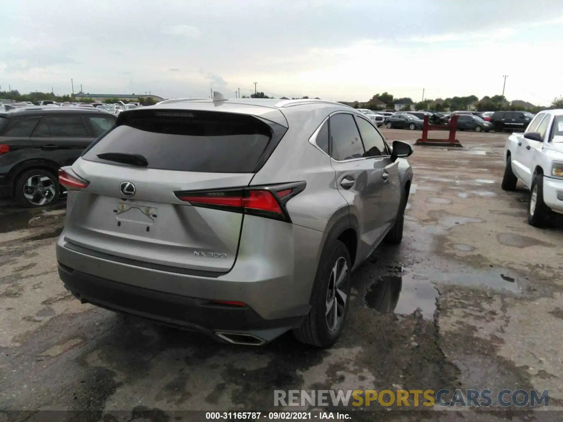 4 Фотография поврежденного автомобиля JTJGARBZ5L2166421 LEXUS NX 2020