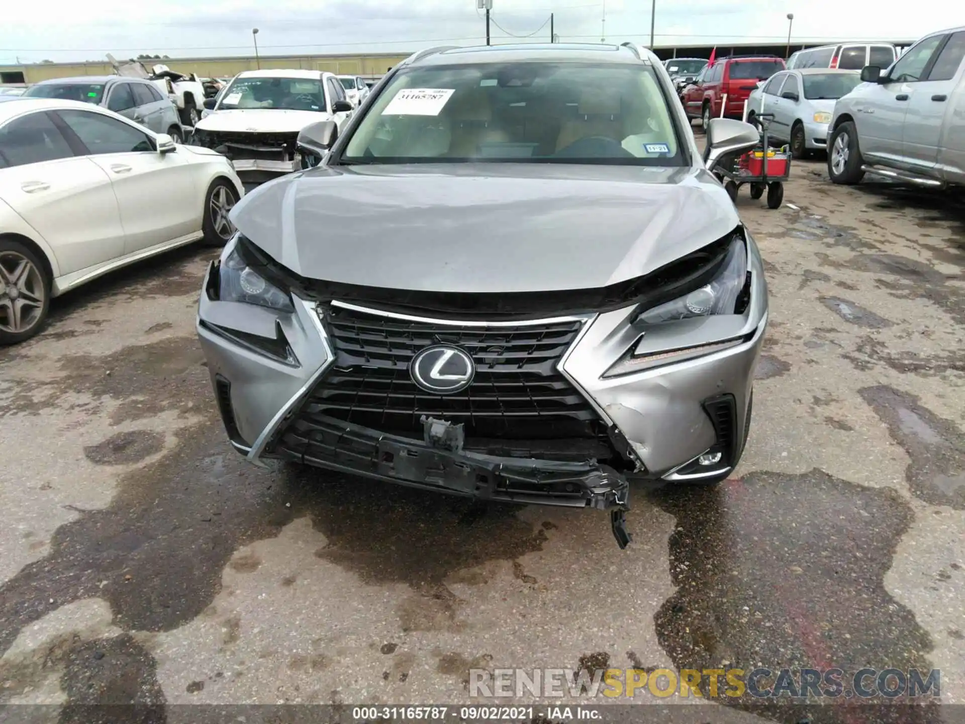 6 Фотография поврежденного автомобиля JTJGARBZ5L2166421 LEXUS NX 2020