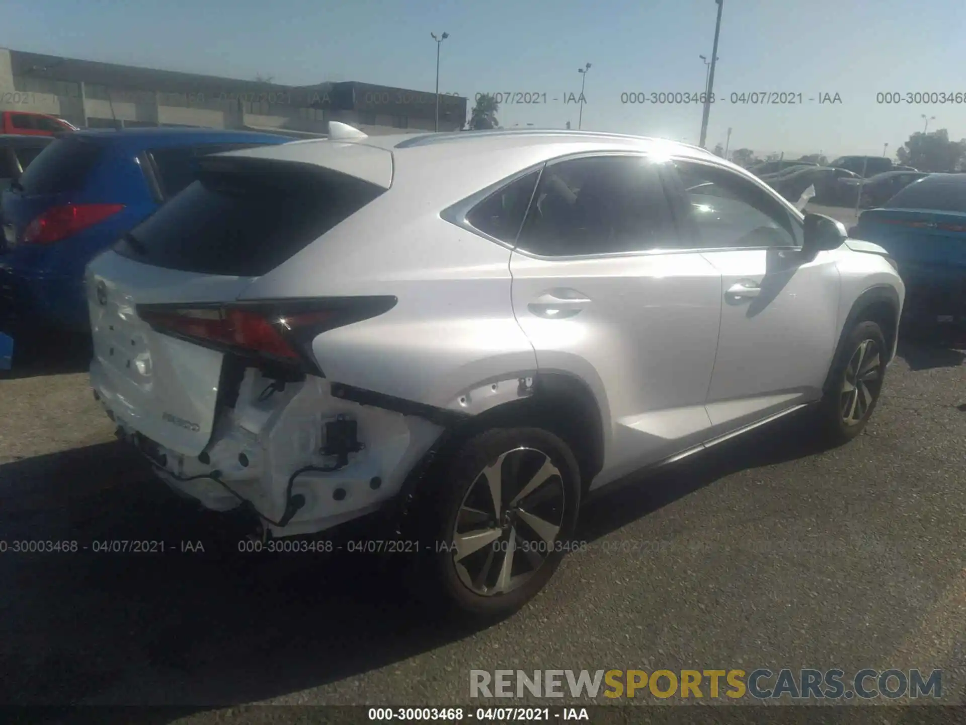 4 Photograph of a damaged car JTJGARBZ5L5004383 LEXUS NX 2020