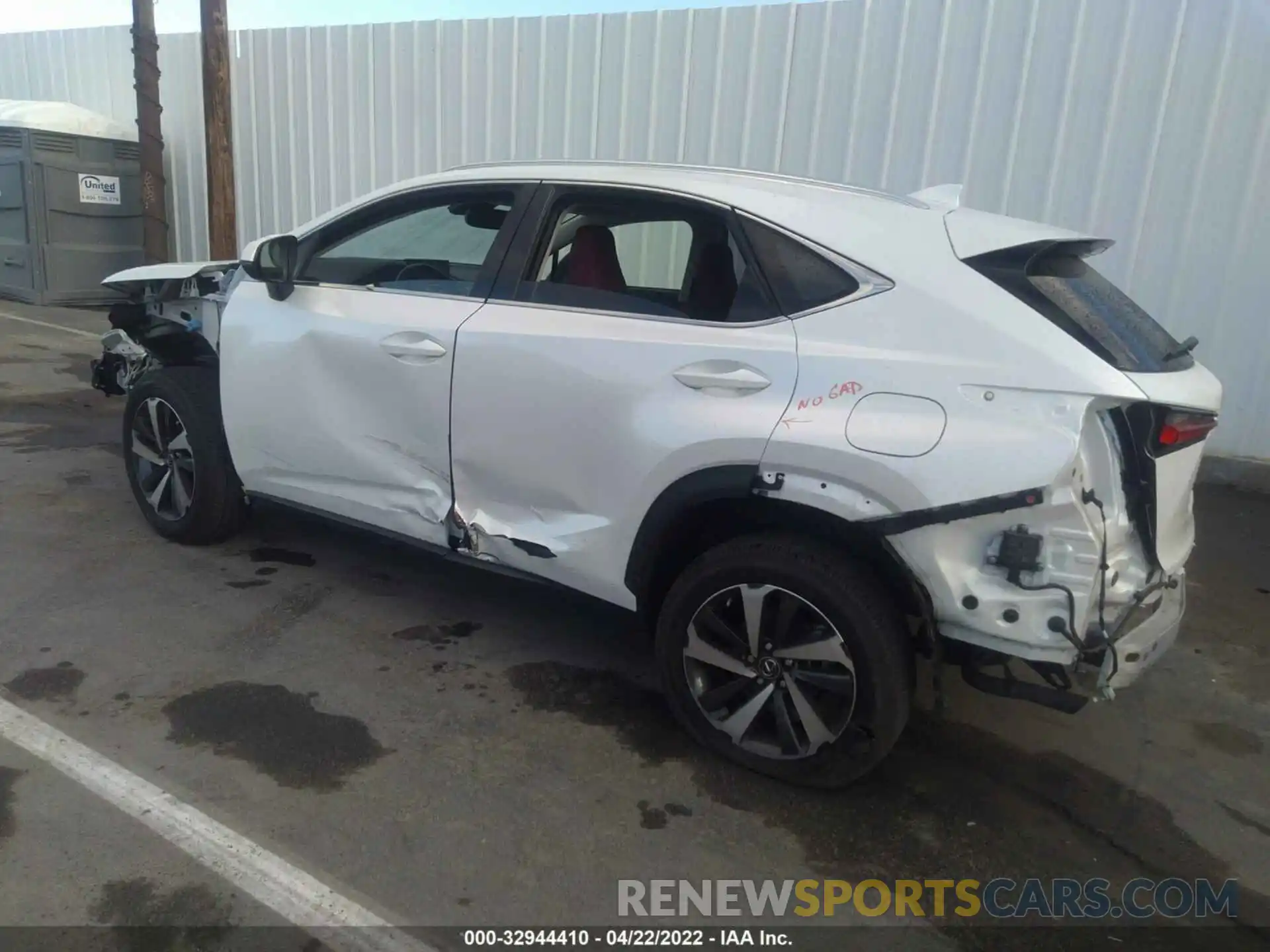 3 Photograph of a damaged car JTJGARBZ5L5011740 LEXUS NX 2020