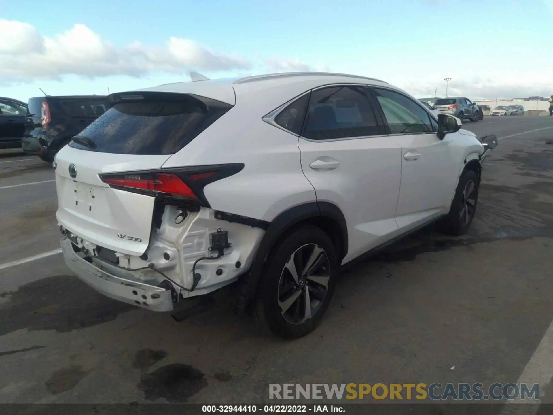 4 Фотография поврежденного автомобиля JTJGARBZ5L5011740 LEXUS NX 2020