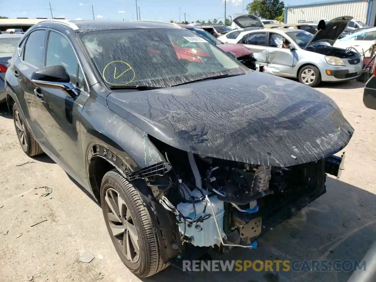 1 Photograph of a damaged car JTJGARBZ5L5014072 LEXUS NX 2020