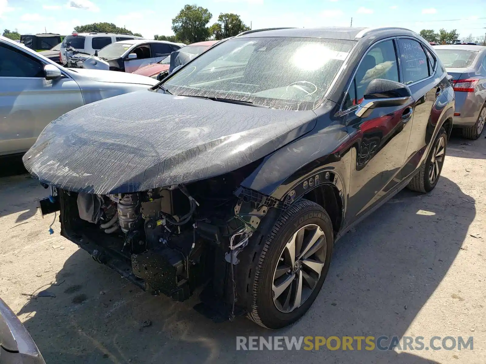 2 Photograph of a damaged car JTJGARBZ5L5014072 LEXUS NX 2020