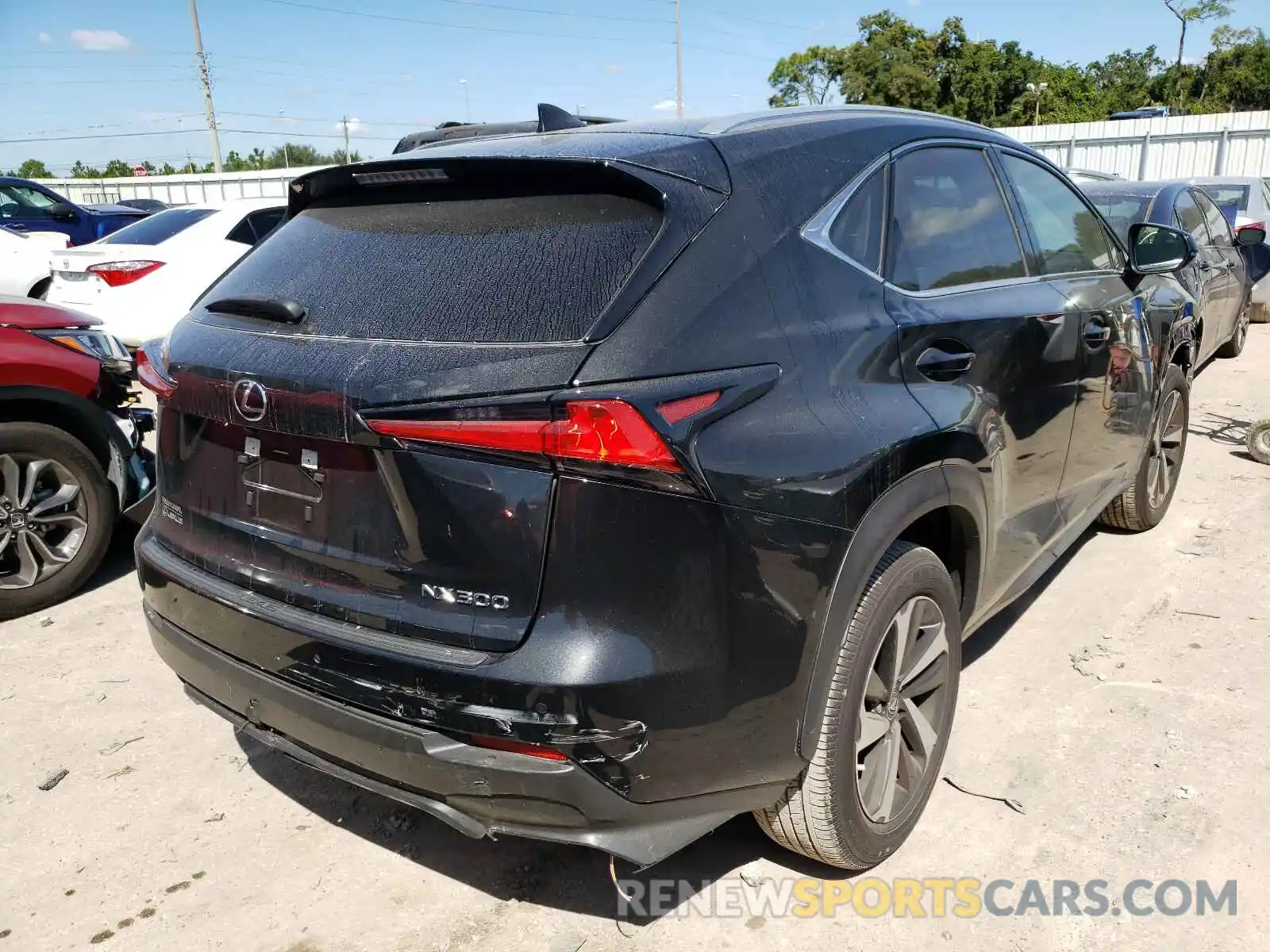 4 Фотография поврежденного автомобиля JTJGARBZ5L5014072 LEXUS NX 2020