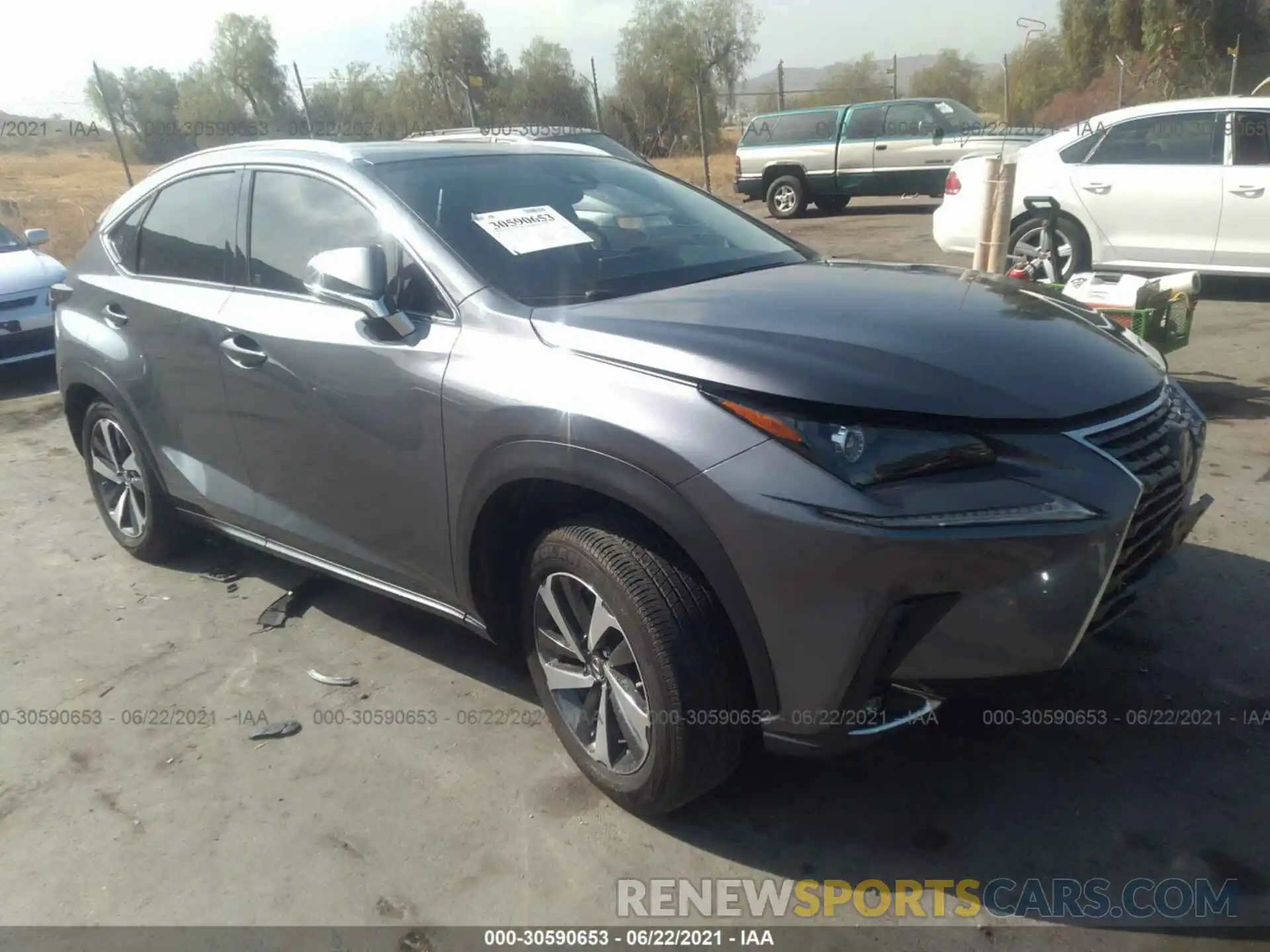 1 Photograph of a damaged car JTJGARBZ5L5015027 LEXUS NX 2020