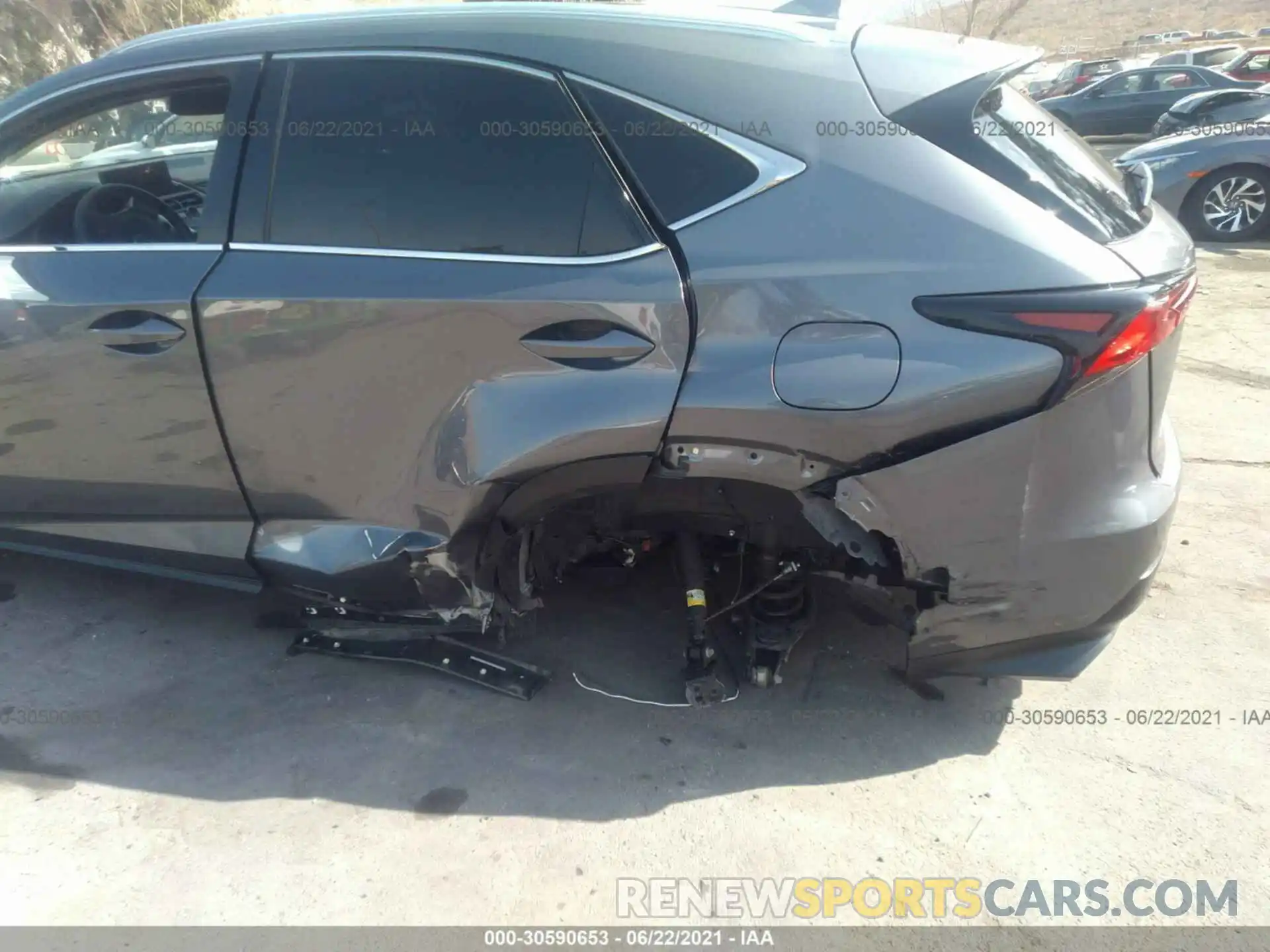 6 Photograph of a damaged car JTJGARBZ5L5015027 LEXUS NX 2020