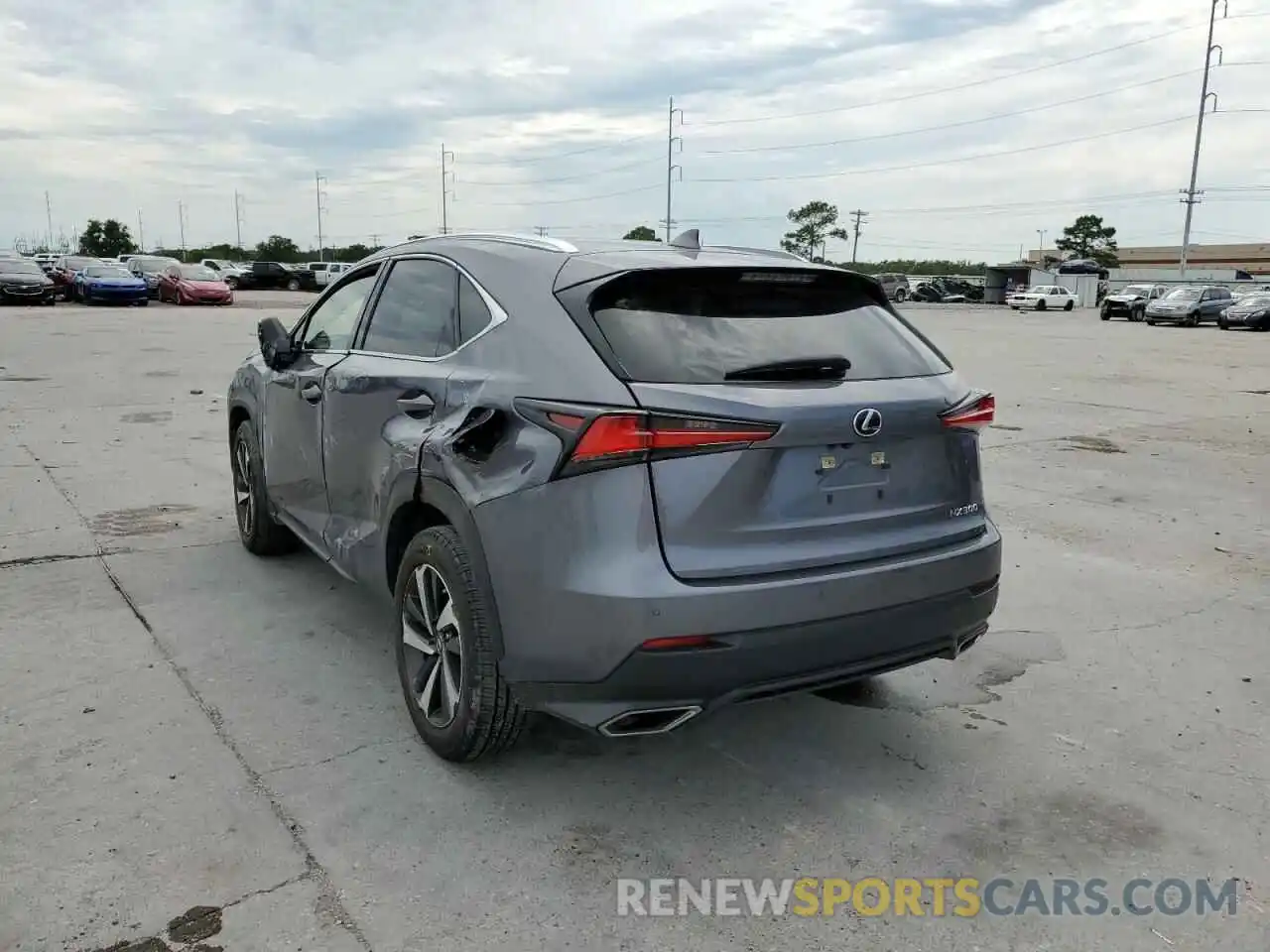 3 Photograph of a damaged car JTJGARBZ5L5016209 LEXUS NX 2020